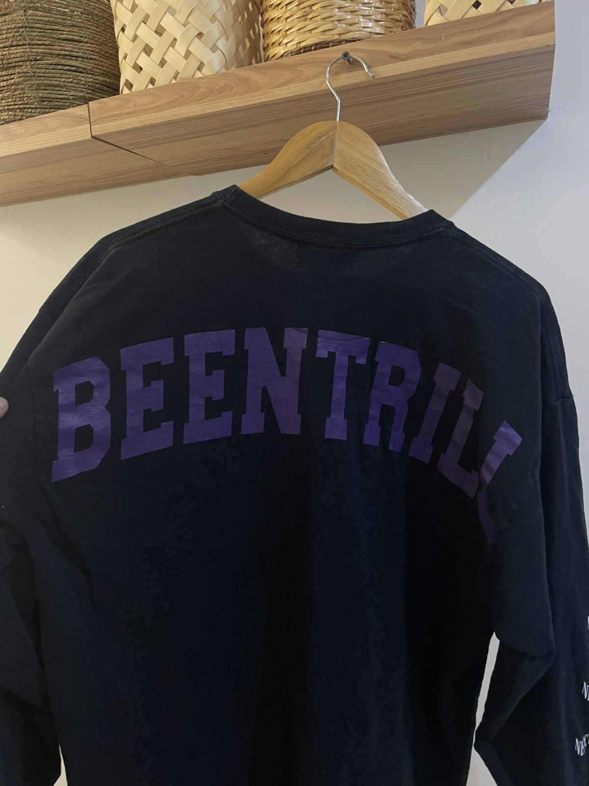 Been Trill × Hood By Air Been Trill x Mall Ratz Sorry Middle Finger L/S Shirt Size US XL / EU 56 / 4 - 10 Thumbnail