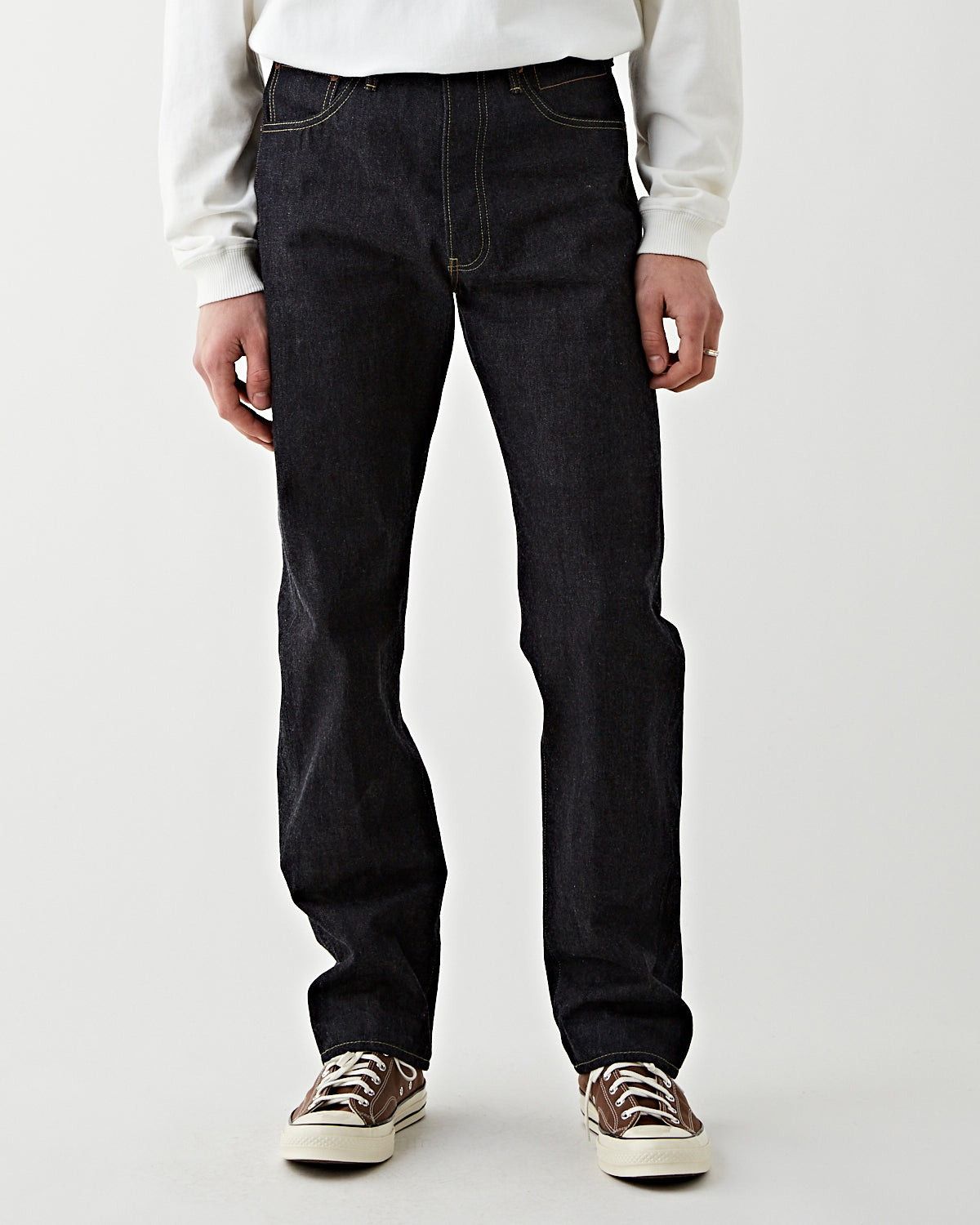 Visvim 01.2R/01 Slim Raw, Unwashed Denim Size US 30 / EU 46 - 1 Thumbnail