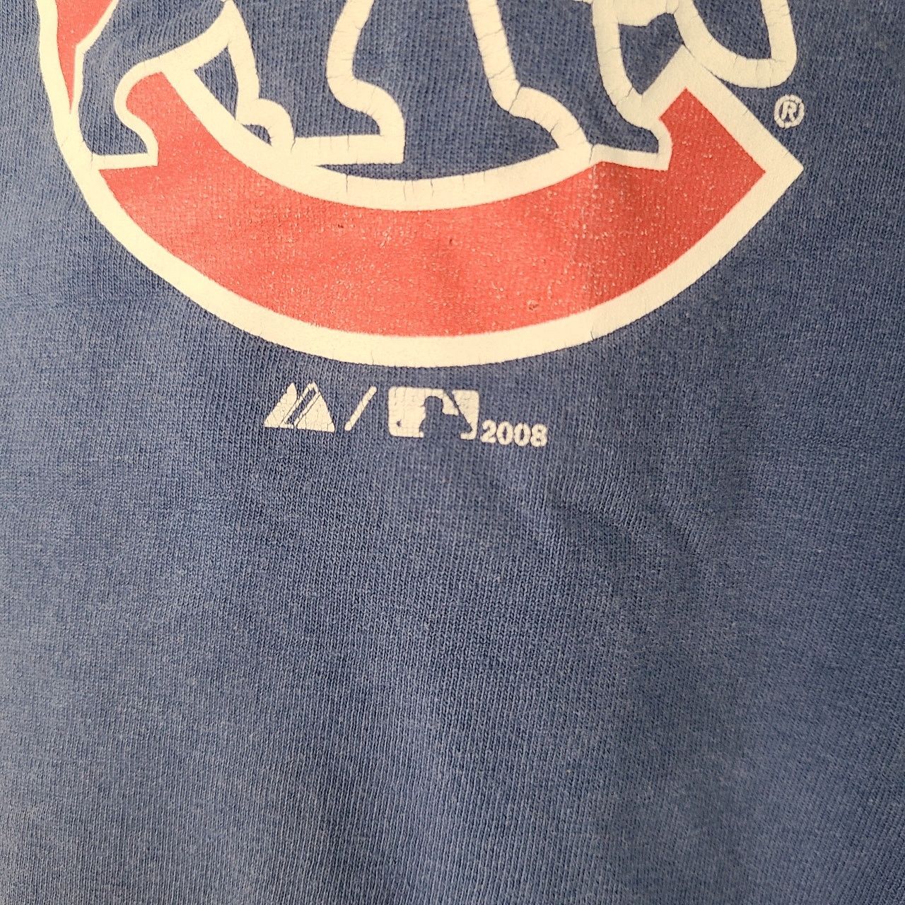 Majestic majestic blue Chicago cubs 2008 mlb tshirt Size large Size US L / EU 52-54 / 3 - 5 Thumbnail