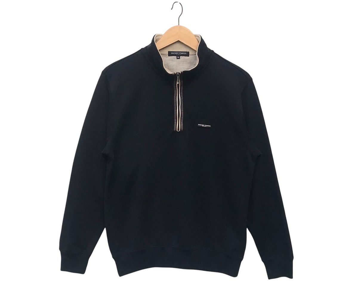 Yohji Yamamoto Yohji Yamamoto Sacsny Y’saccs Half Zipper Pullover Size S/M Size US M / EU 48-50 / 2 - 1 Thumbnail
