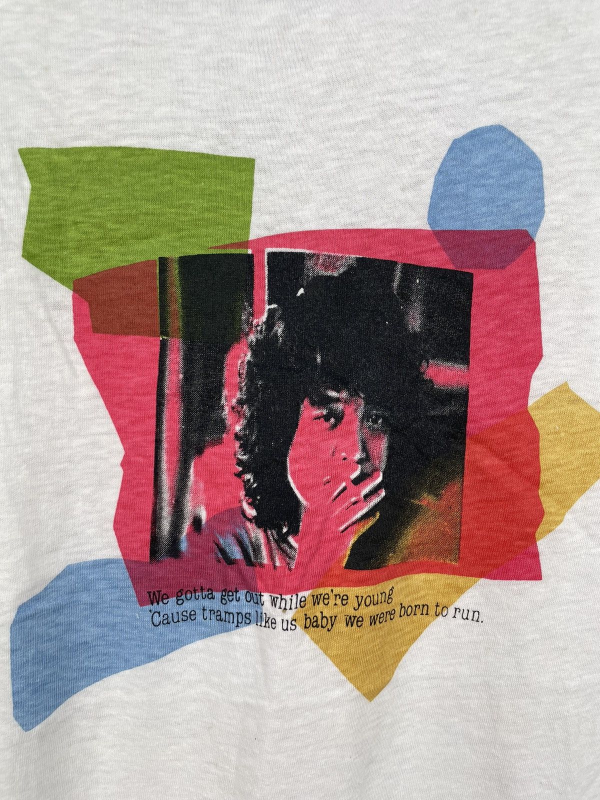 Band Tees Vintage 70s Bruce Springsteen Born To Run promo t shirt Size US L / EU 52-54 / 3 - 3 Thumbnail