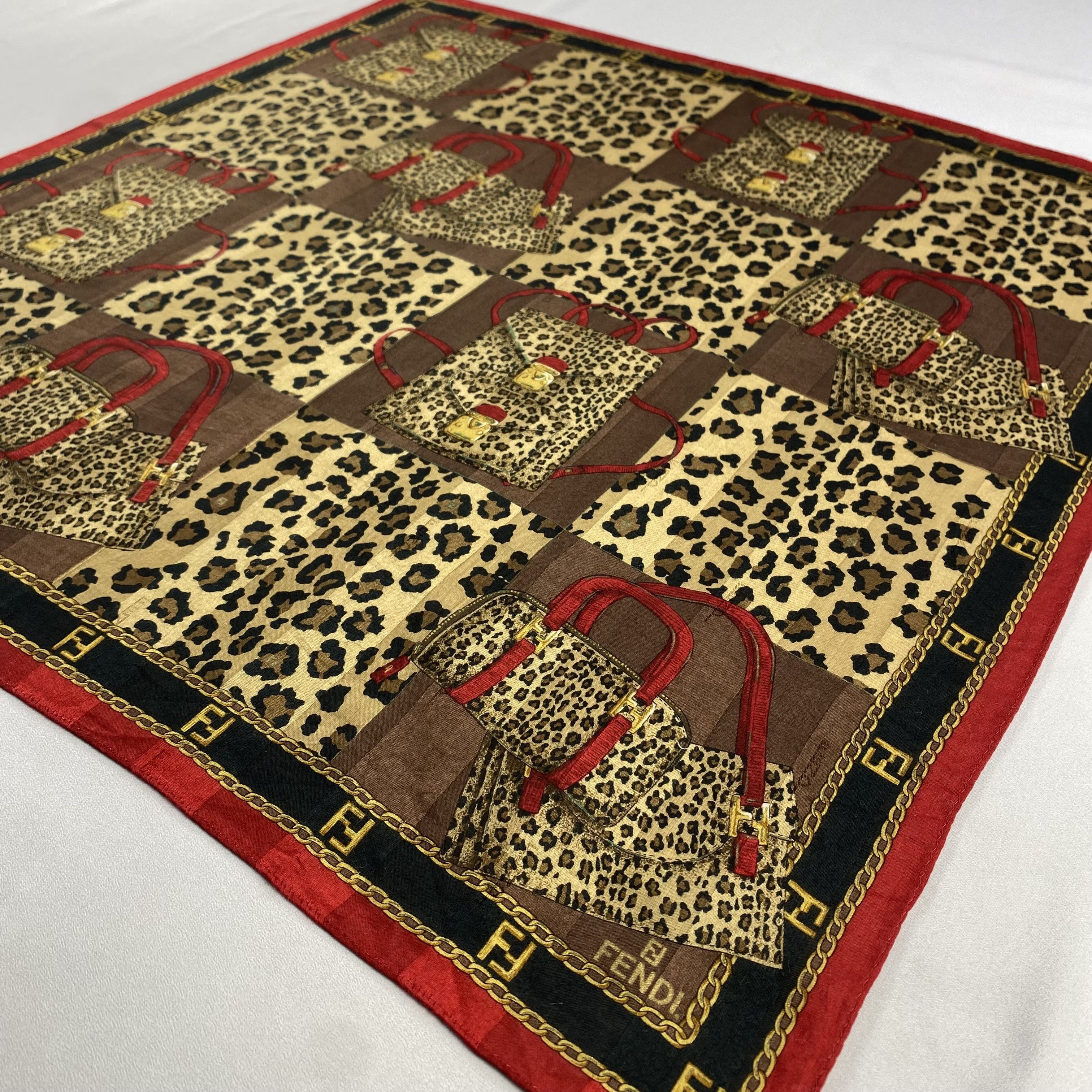 Vintage Fendi Handkerchief / Neckerchief / Bandana-P996 Size ONE SIZE - 2 Thumbnail