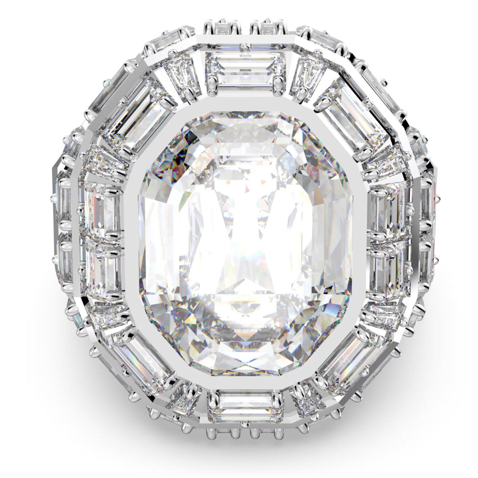 Swarovski Swarovski Mesmera cocktail ring Octagon cut 58 / 8 Size ONE SIZE - 3 Thumbnail