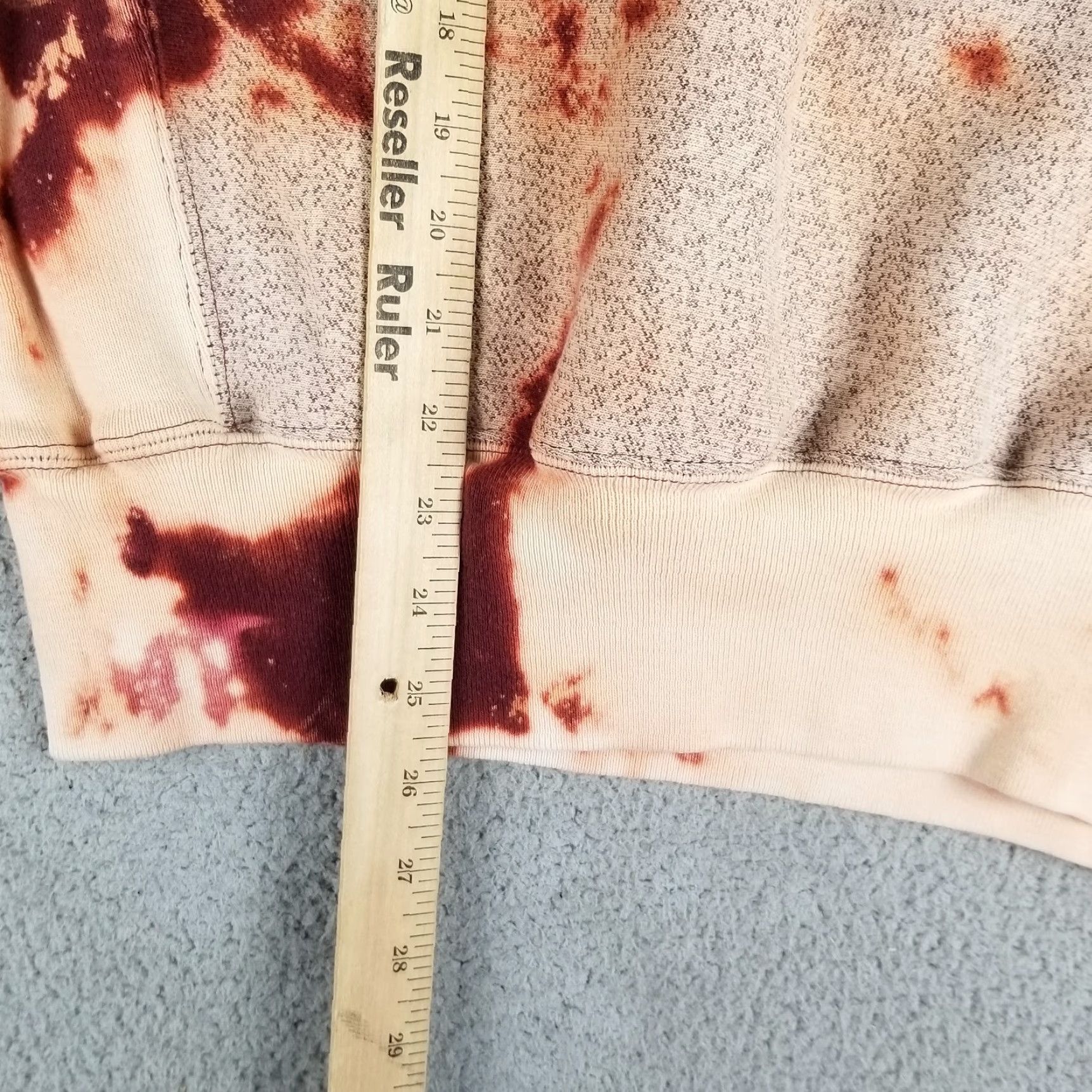 Champion VINTAGE Champion Sweatshirt Unisex Adults Small Burgundy Reversible Tie-Dye 90s Crewneck Mens Womens Size US S / EU 44-46 / 1 - 5 Thumbnail