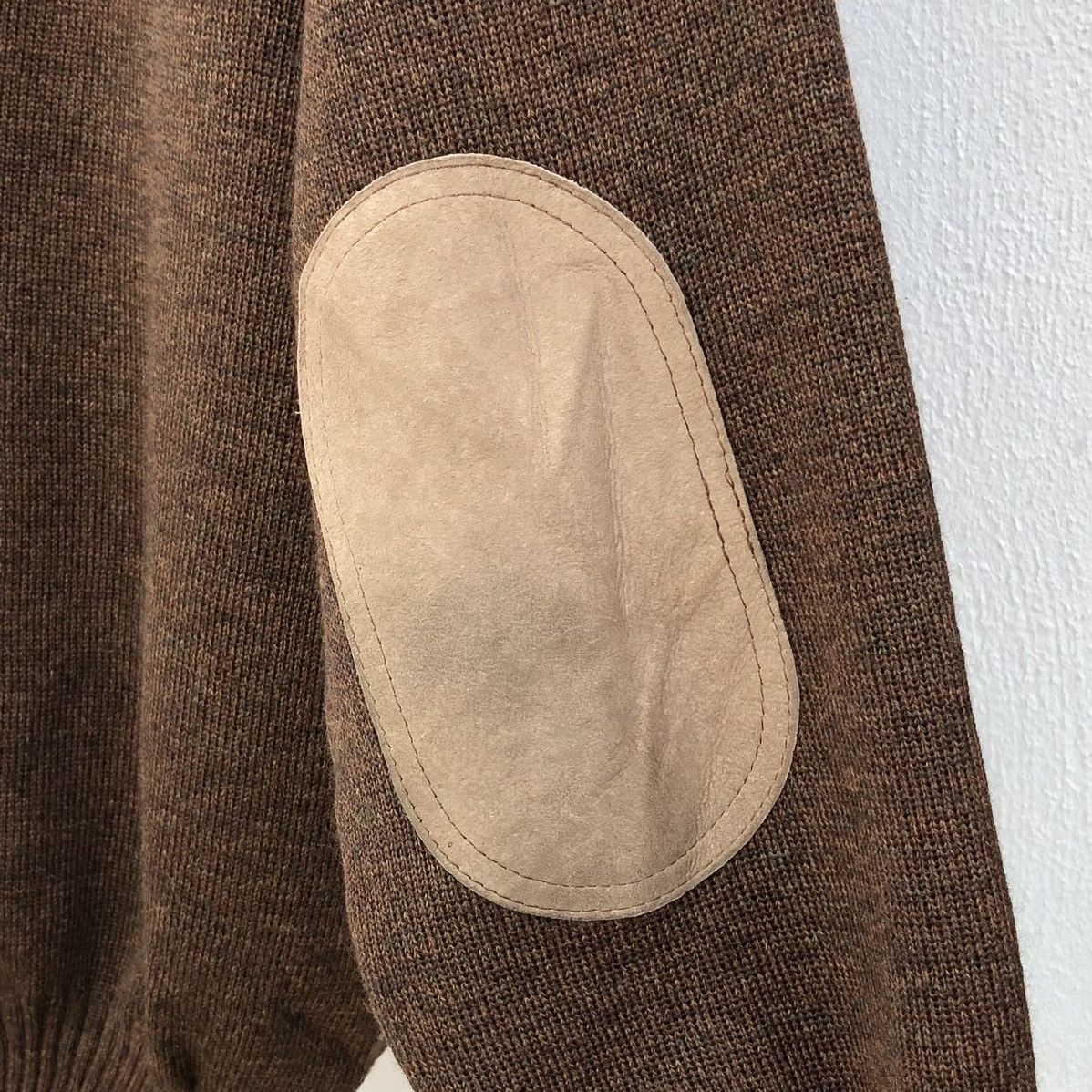 Burberry Vintage Burberrys Suede Elbow Patches 100% Pure New Wool Size US M / EU 48-50 / 2 - 8 Thumbnail