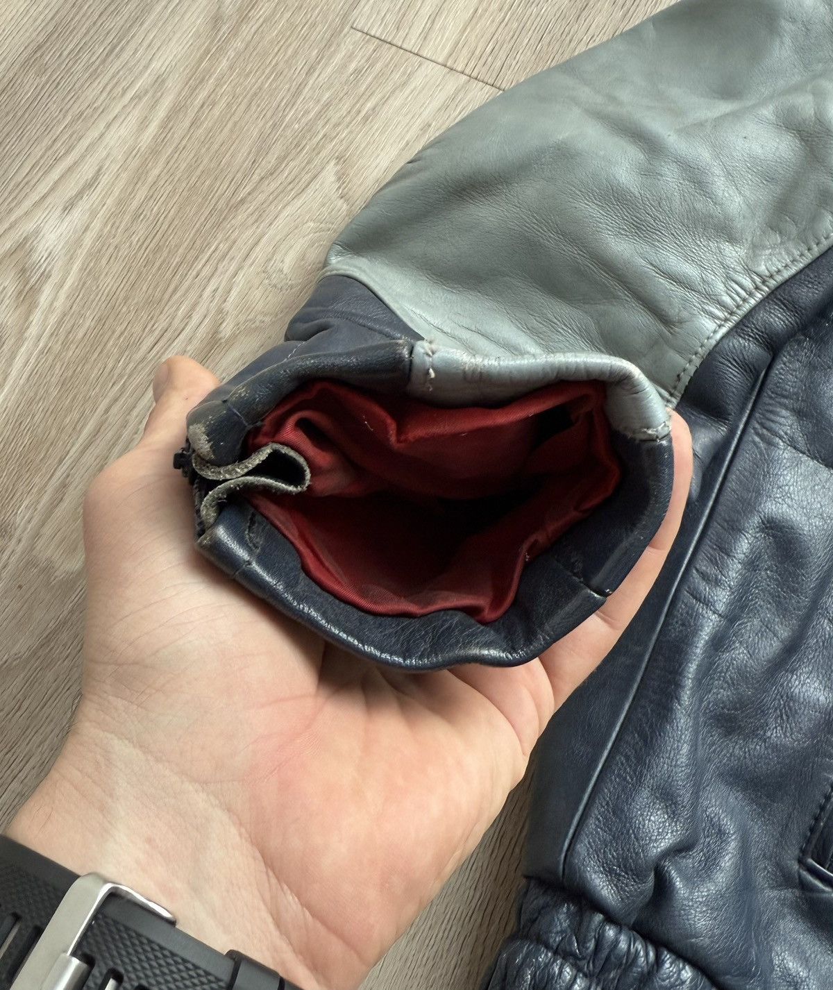 BMW Vintage 80's BMW Motorcycle Biker Leather Jacket Size US M / EU 48-50 / 2 - 3 Thumbnail