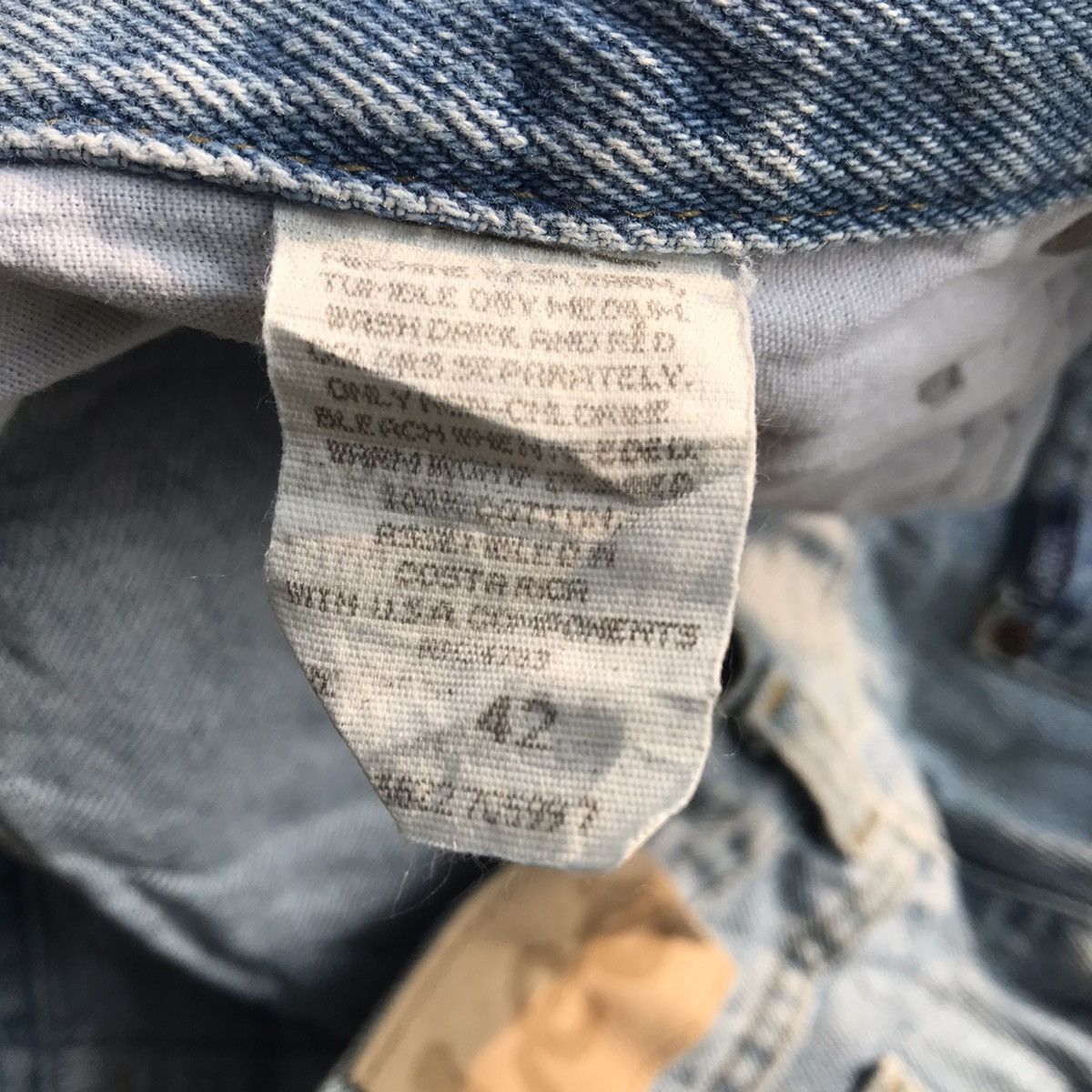 Lee × Vintage Vintage Big Size 42 Mr Lee Rider Shortpants Jeans Blue washe Size US 42 / EU 58 - 23 Thumbnail