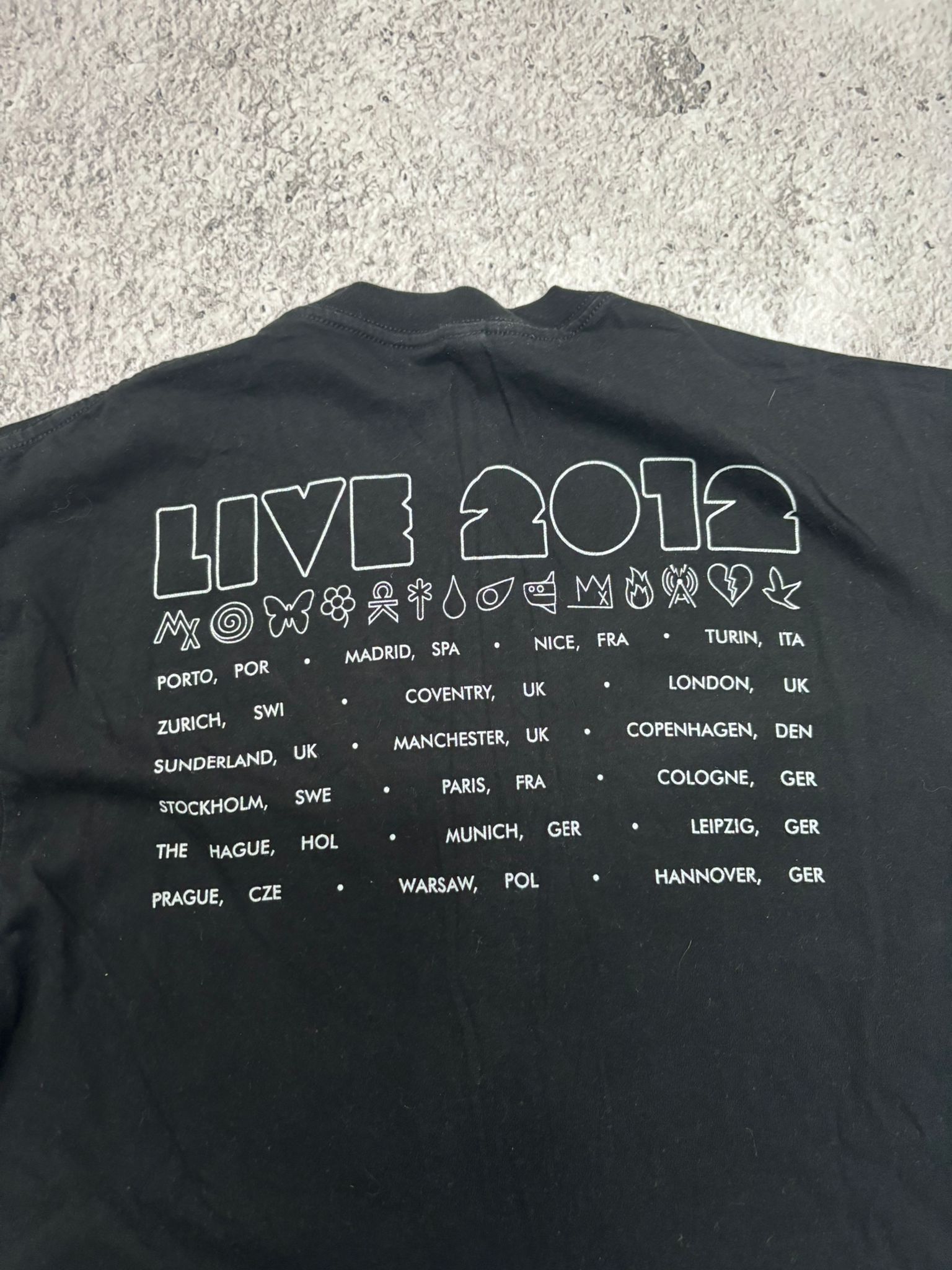 Band Tees Koszulka Coldplay live 2012 T-shirt Size US L / EU 52-54 / 3 - 4 Thumbnail