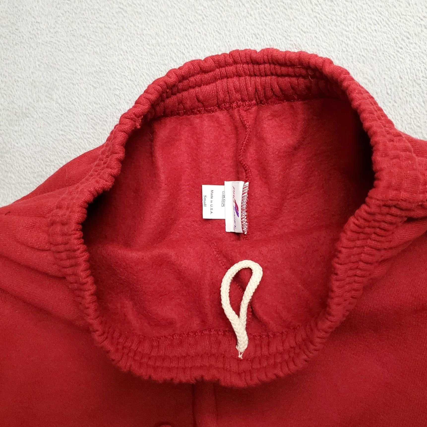 Vintage VINTAGE Pro Spirit Sweat Pants Mens S Red Cotton Blend Made in USA Y2K 90s Sweatpants Mens Red USA Cotton Blend Pro Spirit Pants S Size US 29 - 4 Thumbnail