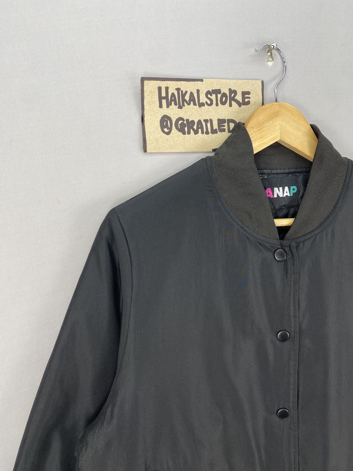 Japanese Brand Vintage Y2k Anap Big Logo Bomber Jacket Size US M / EU 48-50 / 2 - 5 Thumbnail