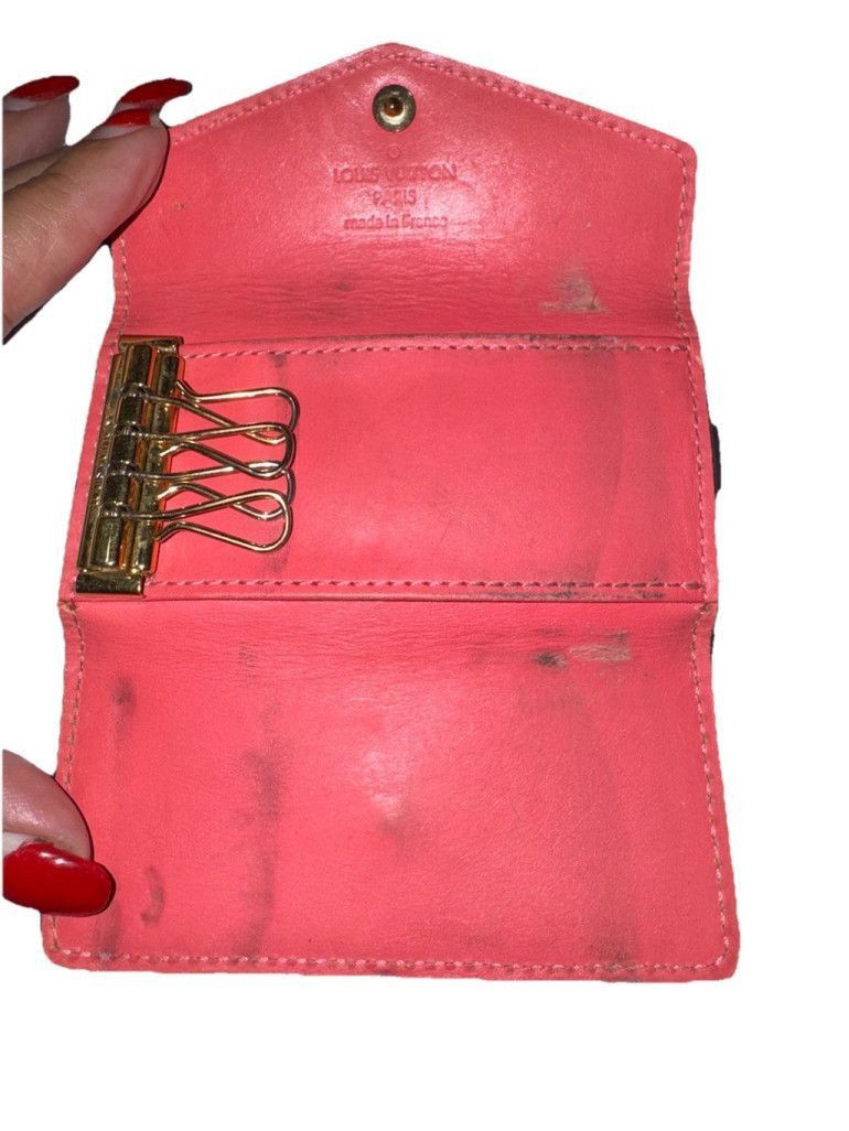 Louis Vuitton Louis Vuitton Orange Vernis Key Case Size ONE SIZE - 9 Thumbnail