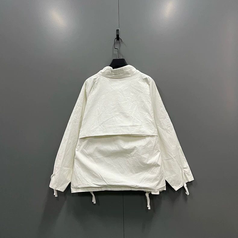 Maison Margiela Maison Margiela White drawstring pullover sweatshirt 2501-N Size US M / EU 48-50 / 2 - 2 Thumbnail