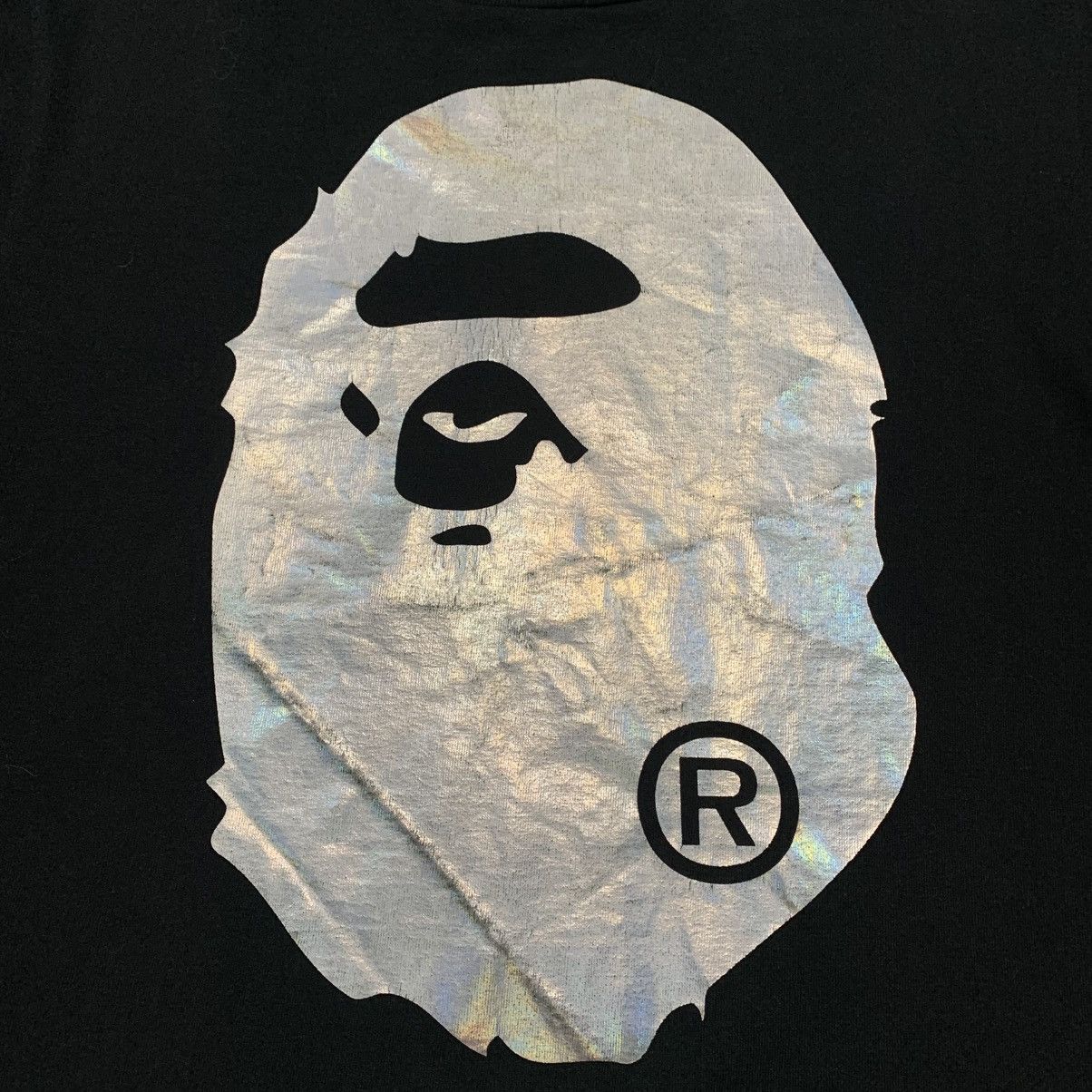 Bape Bape Medium Big Ape Head Black Tee A Bathing Ape Size US M / EU 48-50 / 2 - 3 Thumbnail