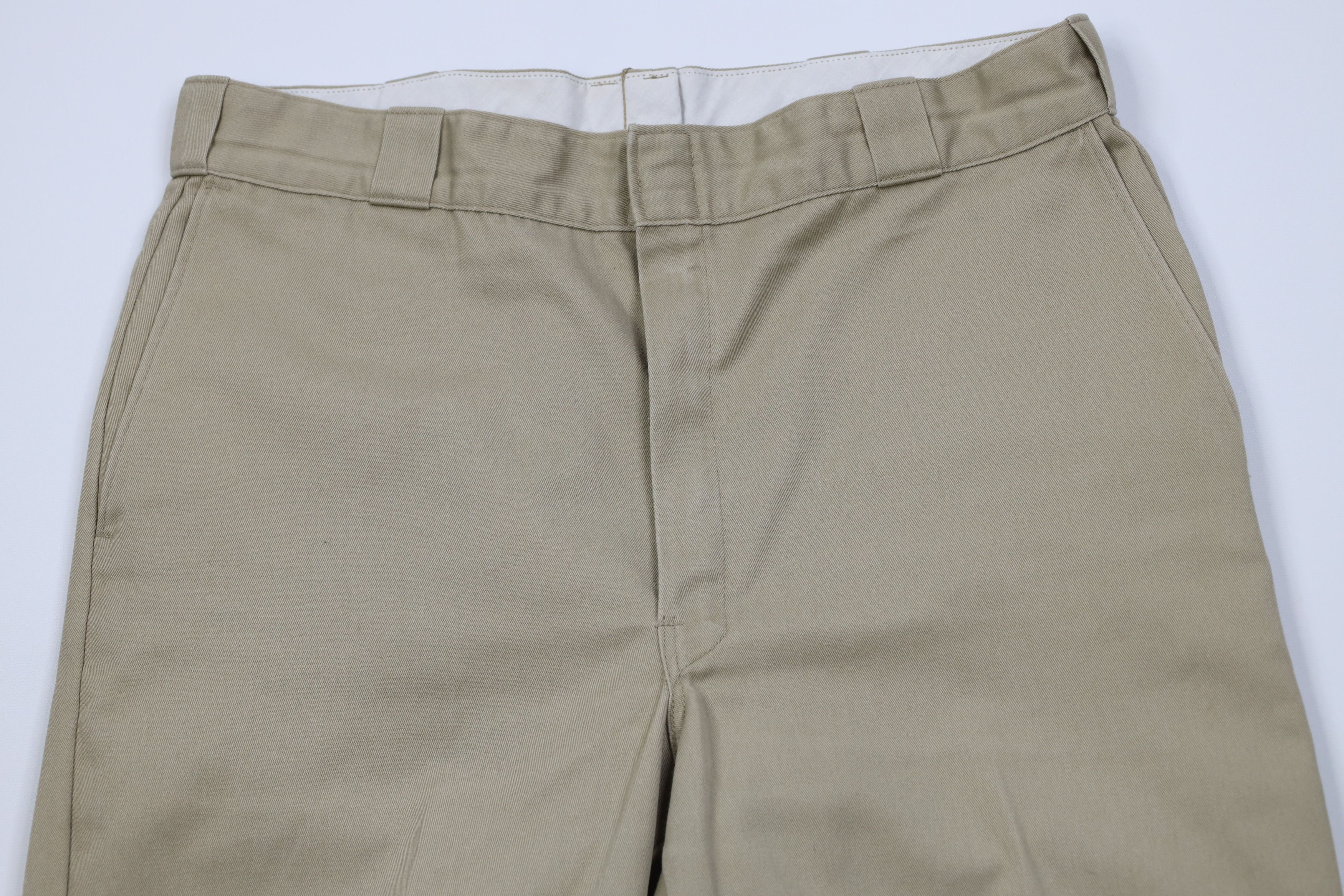 Dickies Vintage 90s Dickies Wide Leg Pants Workwear Khaki Tan USA Size US 36 / EU 52 - 2 Thumbnail