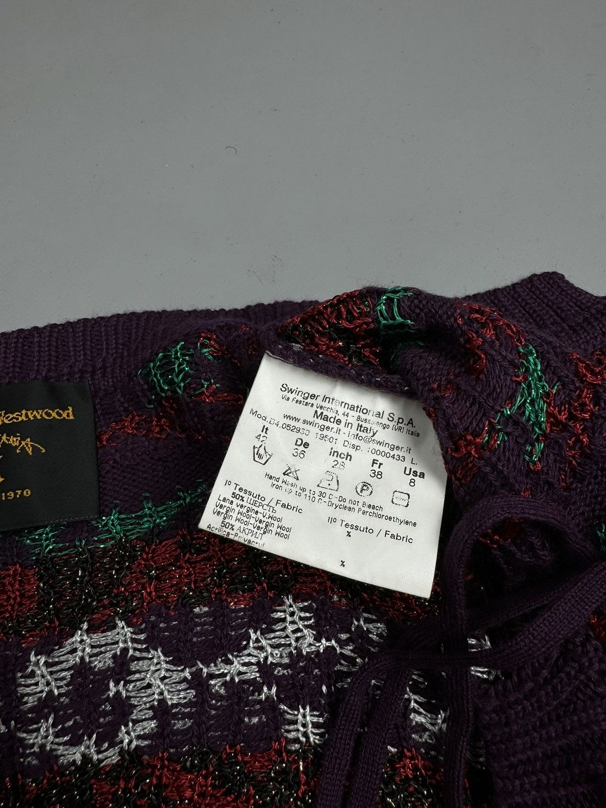 Vivienne Westwood Vivienne Westwood Anglomania wool/acrylic bolero size 42 US8 Size M / US 6-8 / IT 42-44 - 5 Thumbnail