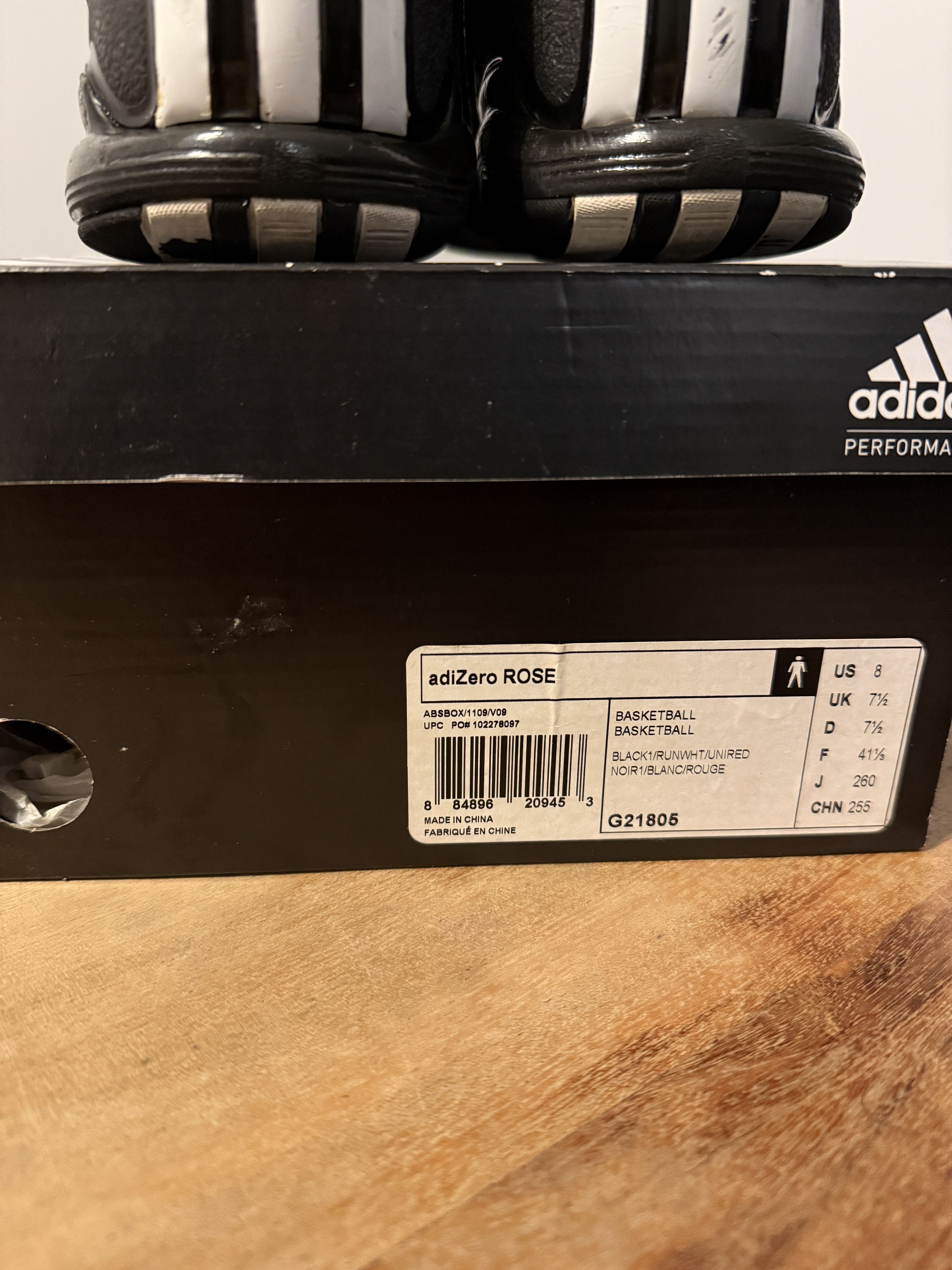 Adidas Adidas Adizero Rose 1 - Size 8 (2011) Size US 8 / EU 41 - 8 Thumbnail