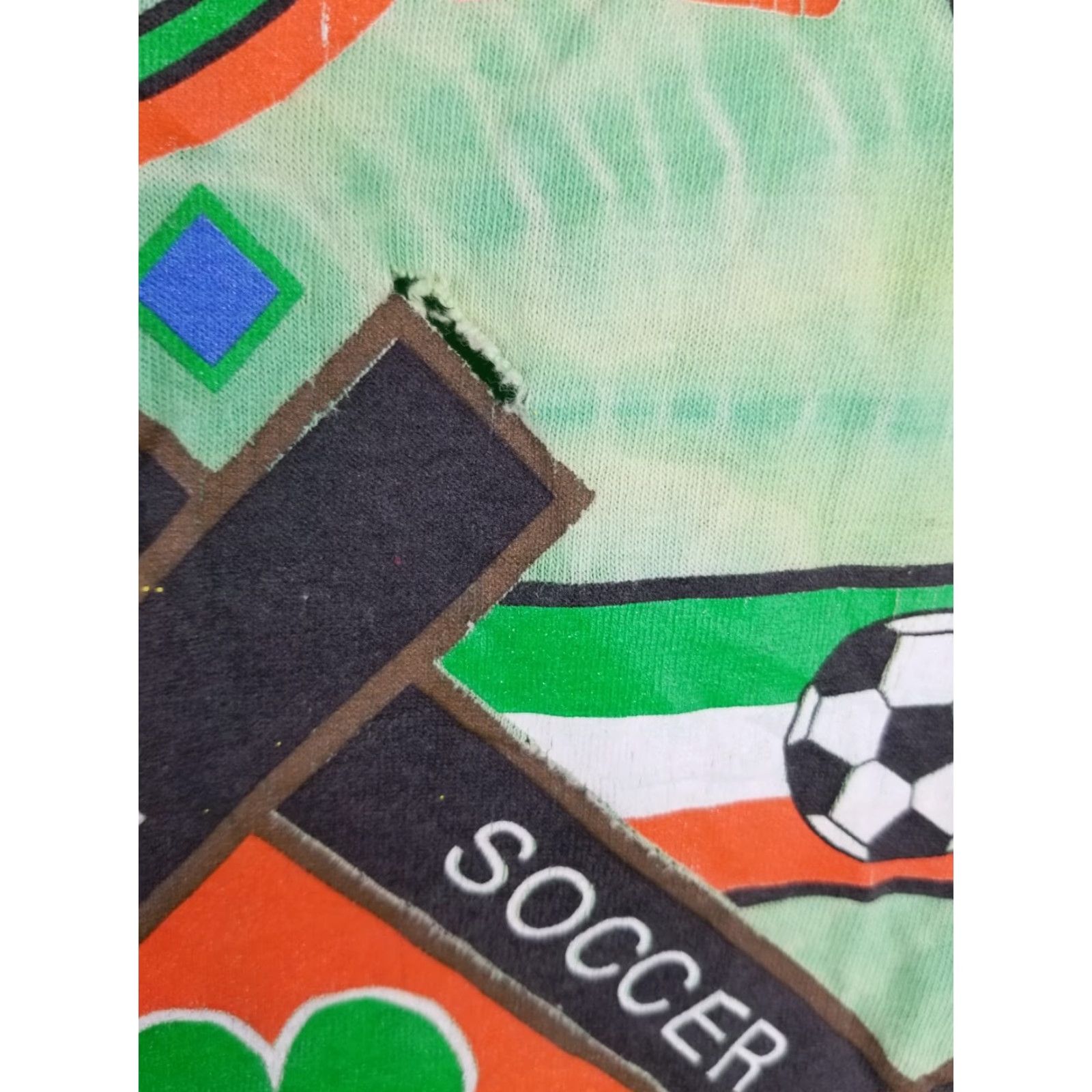 Fruit Of The Loom VINTAGE IRELAND WORLD CUP SOCCER TIE DYE SINGLE STITCH T-SHIRT SZ XLARGE Size US XL / EU 56 / 4 - 5 Thumbnail