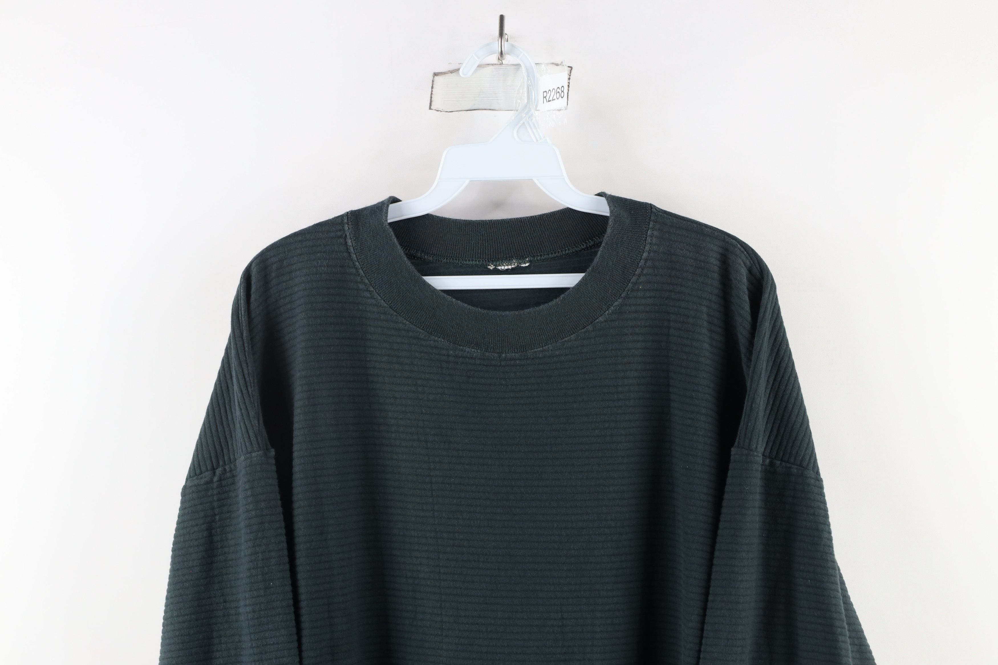 Vintage Vintage 90s Streetwear Heavyweight Long Sleeve T-Shirt Size US XXL / EU 58 / 5 - 2 Thumbnail