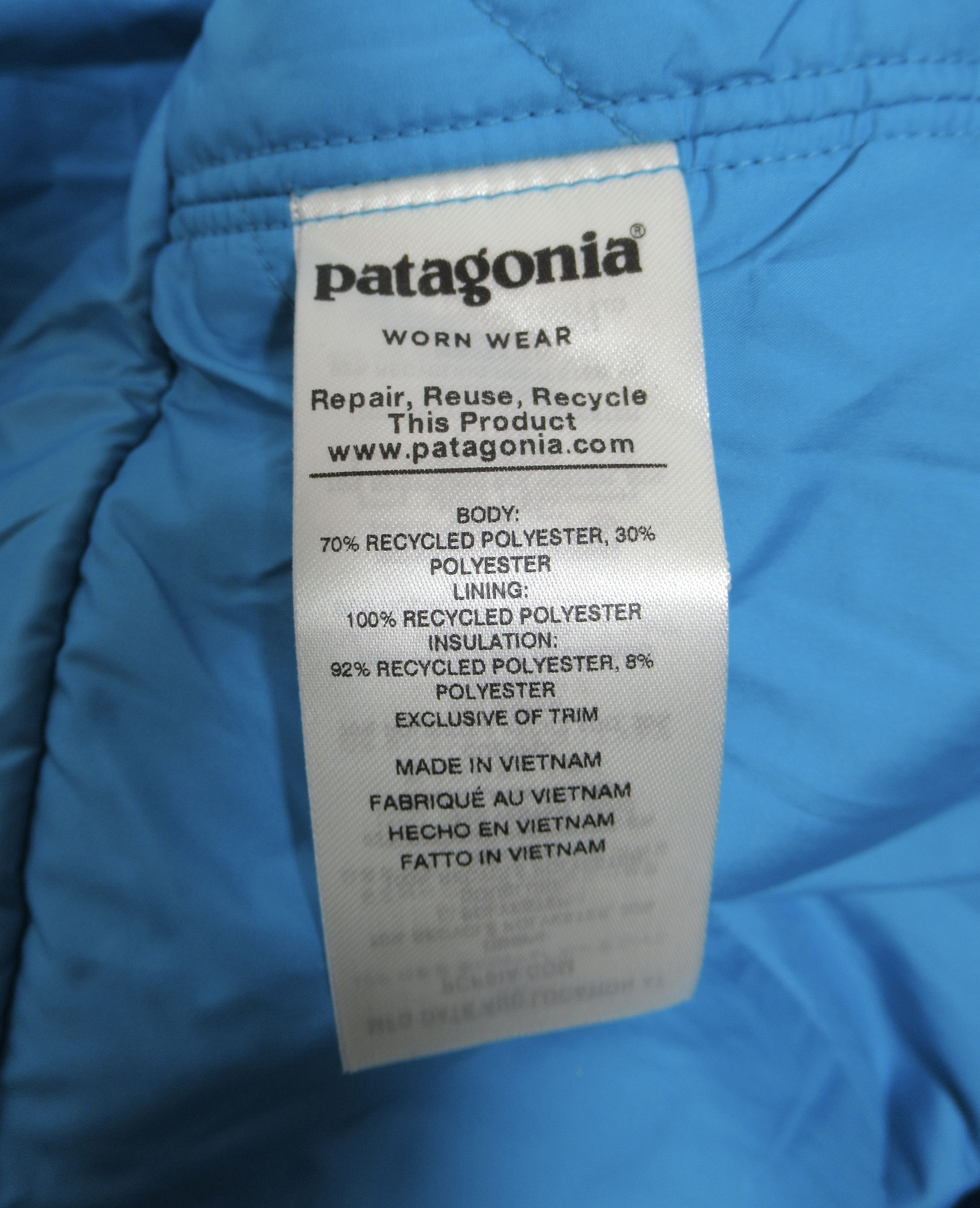 Patagonia Patagonia Insulated Snowbelle Jacket Curacao Blue 31090FA19 Size XS / US 0-2 / IT 36-38 - 10 Thumbnail