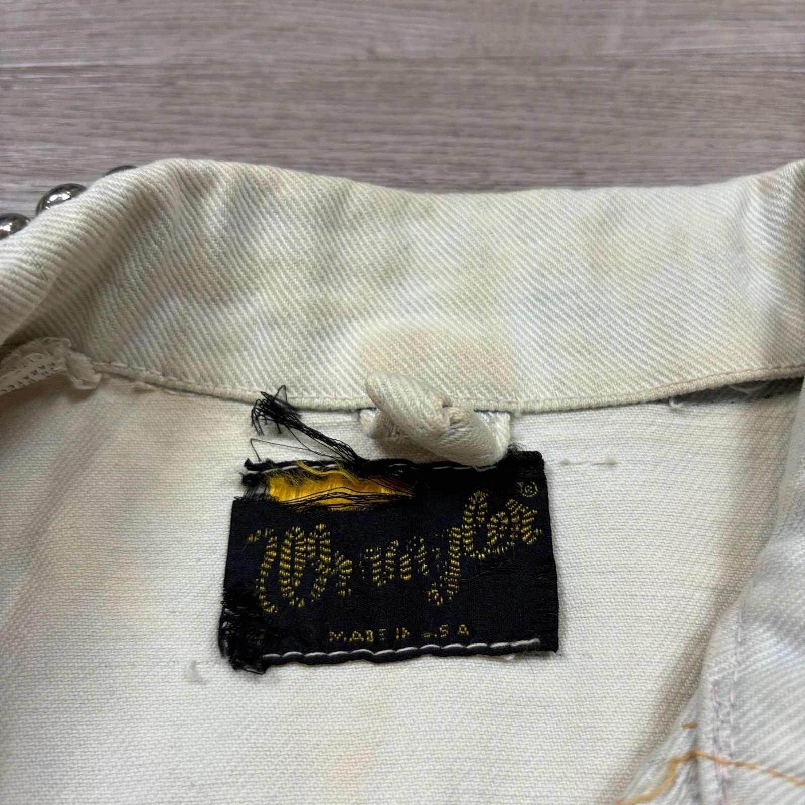 Vintage × Wrangler True Vintage 70s Wrangler 3 Pocket Selvedge Denim Jacket Size S / US 4 / IT 40 - 4 Thumbnail