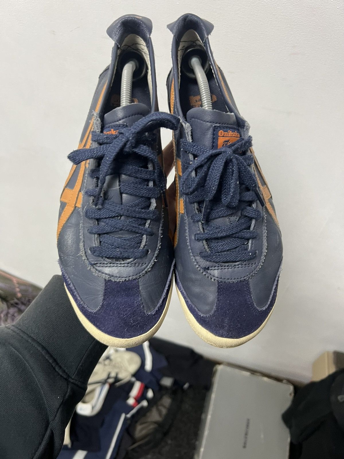 Asics Vintage Asics Onitsuka Tiger Blue Low Top Sneakers Size US 9.5 / EU 42-43 - 3 Thumbnail