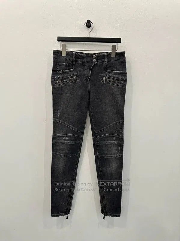 Balmain Balmain Gray Women's Denim Jeans Size M . Size 27" / US 4 / IT 40 - 1 Thumbnail