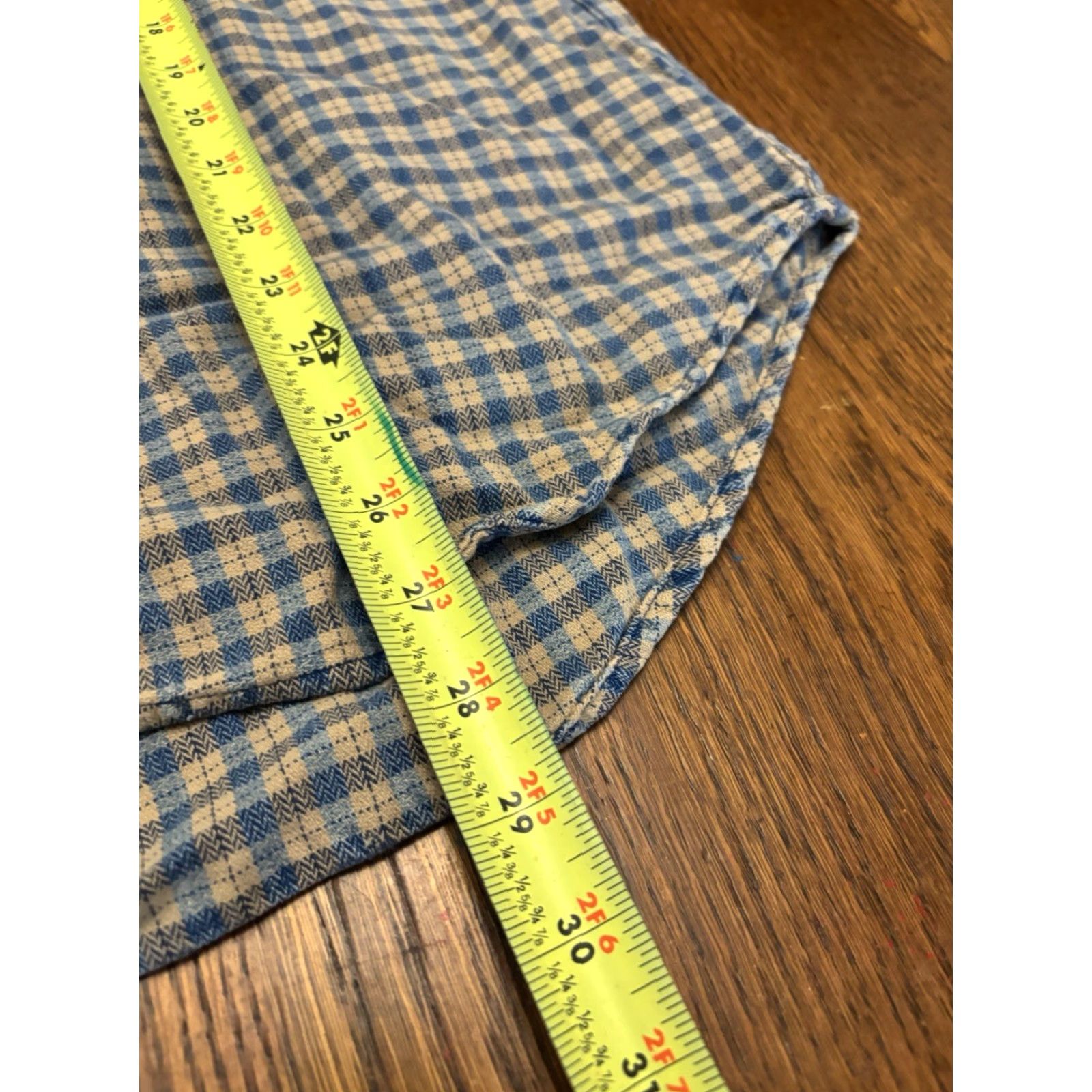 Lands' End VINTAGE Lands' End Shirt Mens M Thick Plaid Flannel Button Down Long Sleeve Size US M / EU 48-50 / 2 - 5 Thumbnail