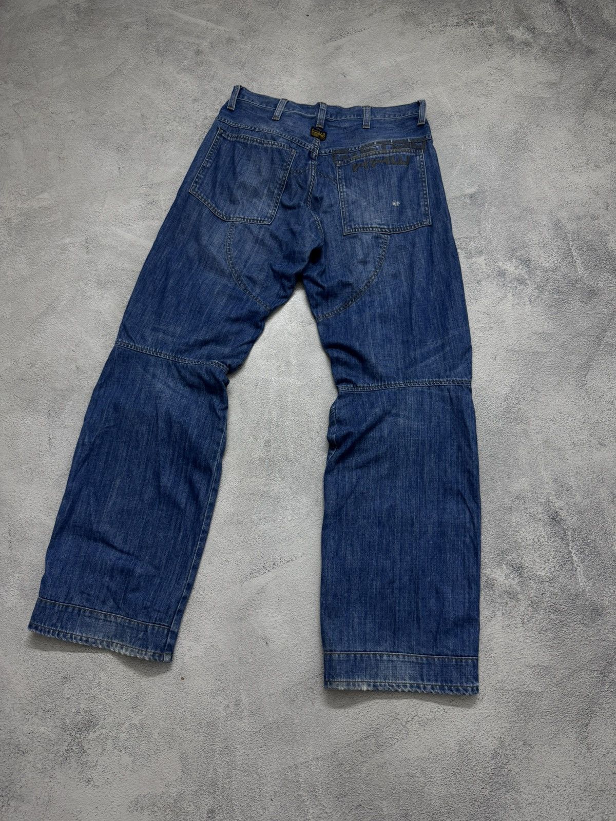 G-Star Vintage Y2k G Star Raw Big Logo Denim Jeans 00’s Size US 32 / EU 48 - 5 Thumbnail