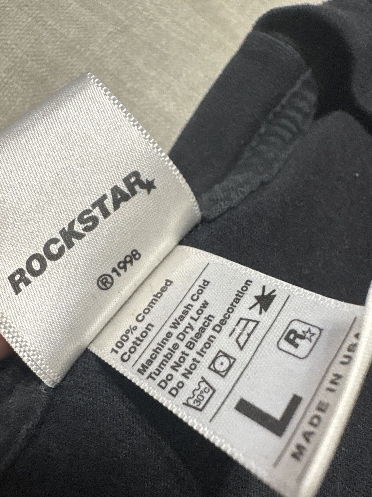 Vintage Vintage 1998 Rockstar Tee Size US L / EU 52-54 / 3 - 4 Thumbnail