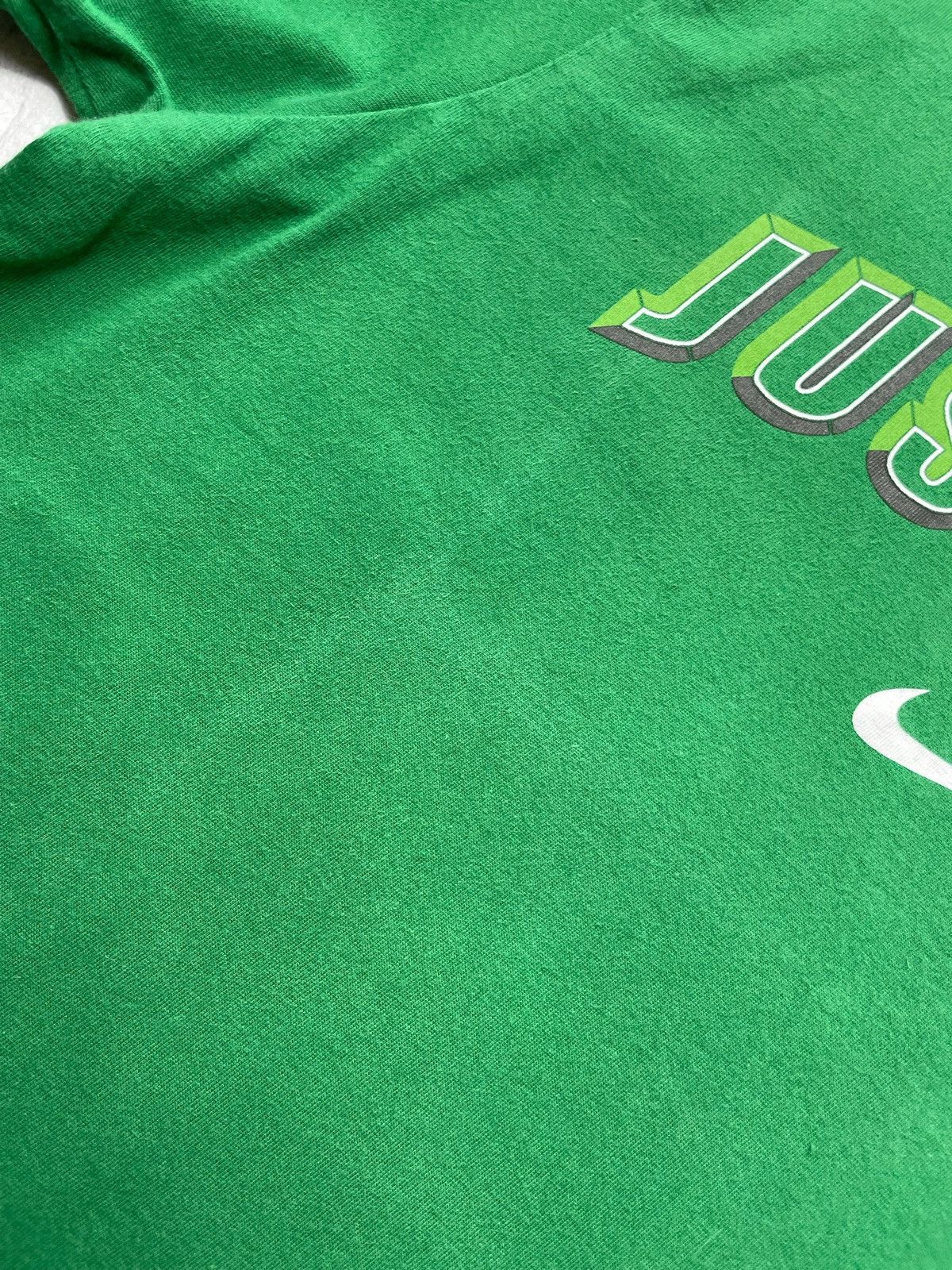 Nike × Vintage Vintage Nike just do it green tee logo size M Size US M / EU 48-50 / 2 - 2 Thumbnail