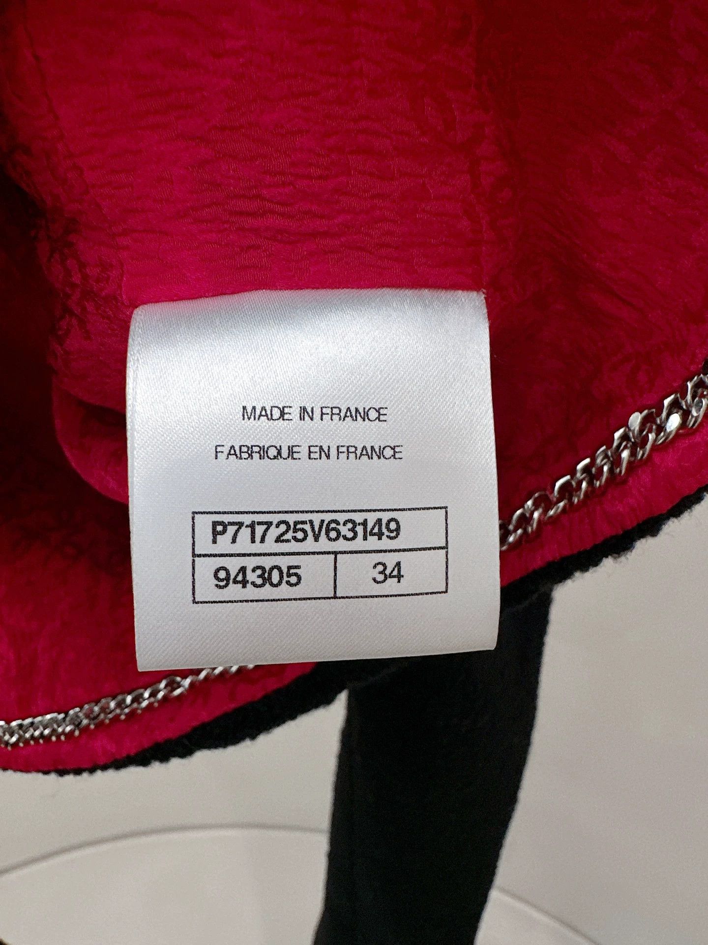 Chanel Used CHANEL 21FW Jennie x Black Short Jacket 34 Size XS / US 0-2 / IT 36-38 - 4 Thumbnail