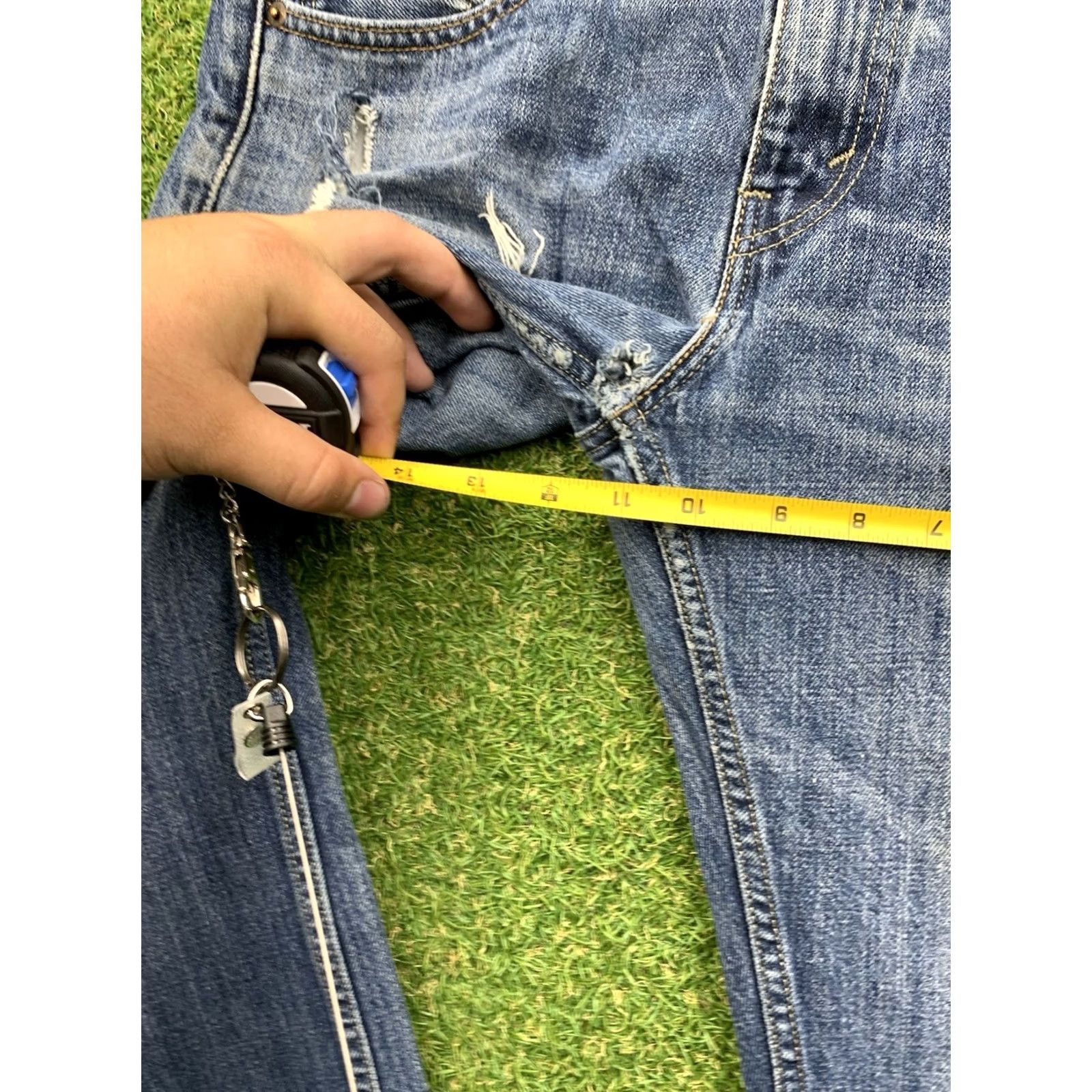 Levi's Levi's 527 Jeans Mens 36x28 Blue Straight Leg Denim Classic Mid Rise Pants Work Size US 36 / EU 52 - 7 Thumbnail