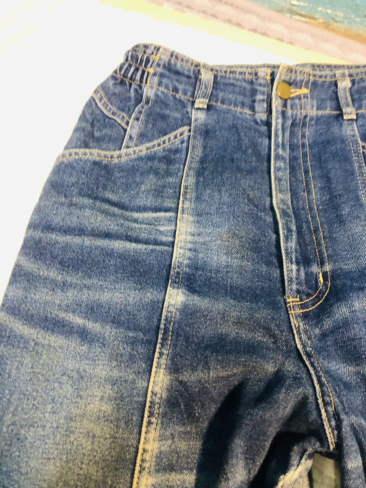 Japanese Brand Unbrand Denim Jeans (10) Size US 27 - 5 Thumbnail