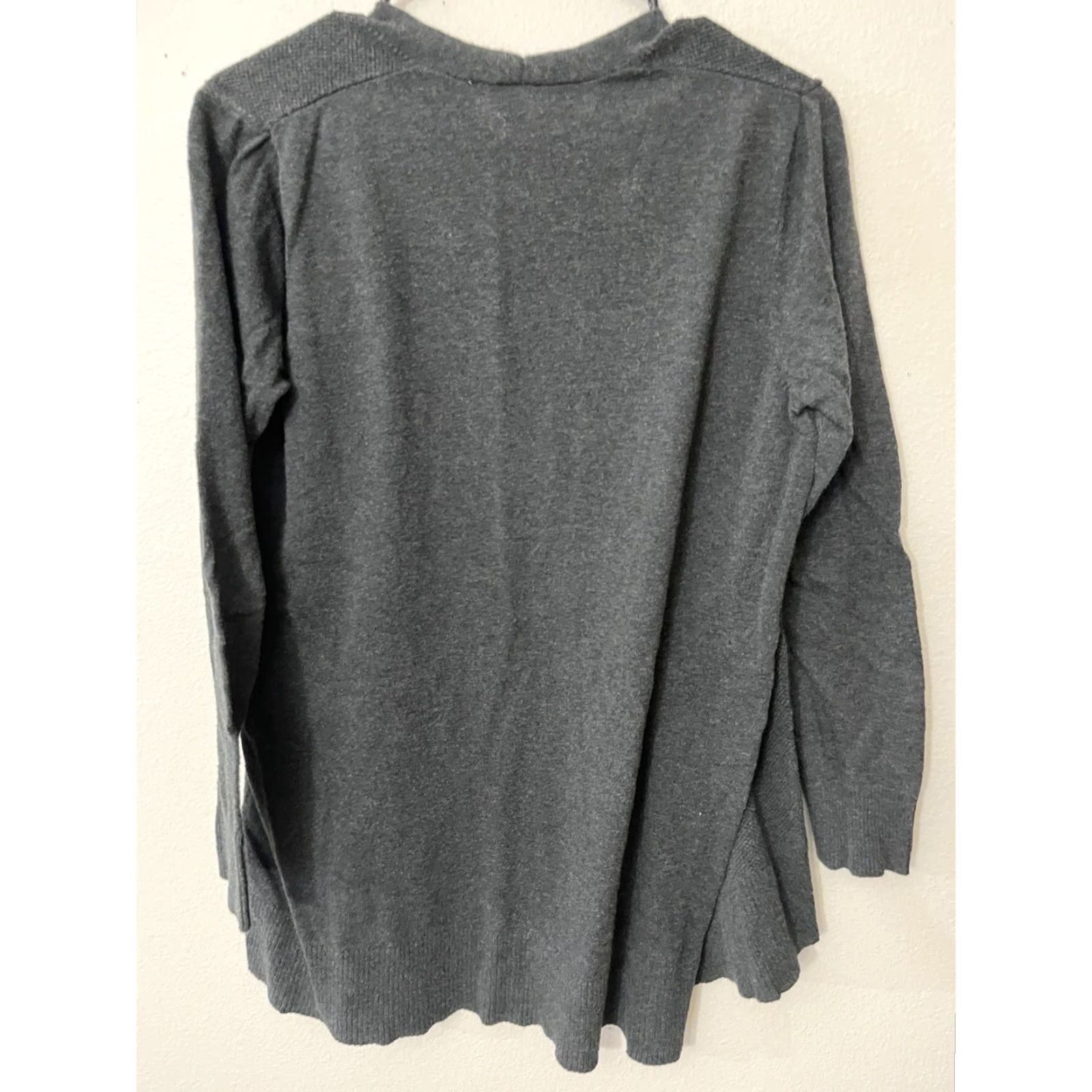Gap GAP Lightweight Gray Open-Front Cardigan Sweater Women’s L Size L / US 10 / IT 46 - 2 Thumbnail