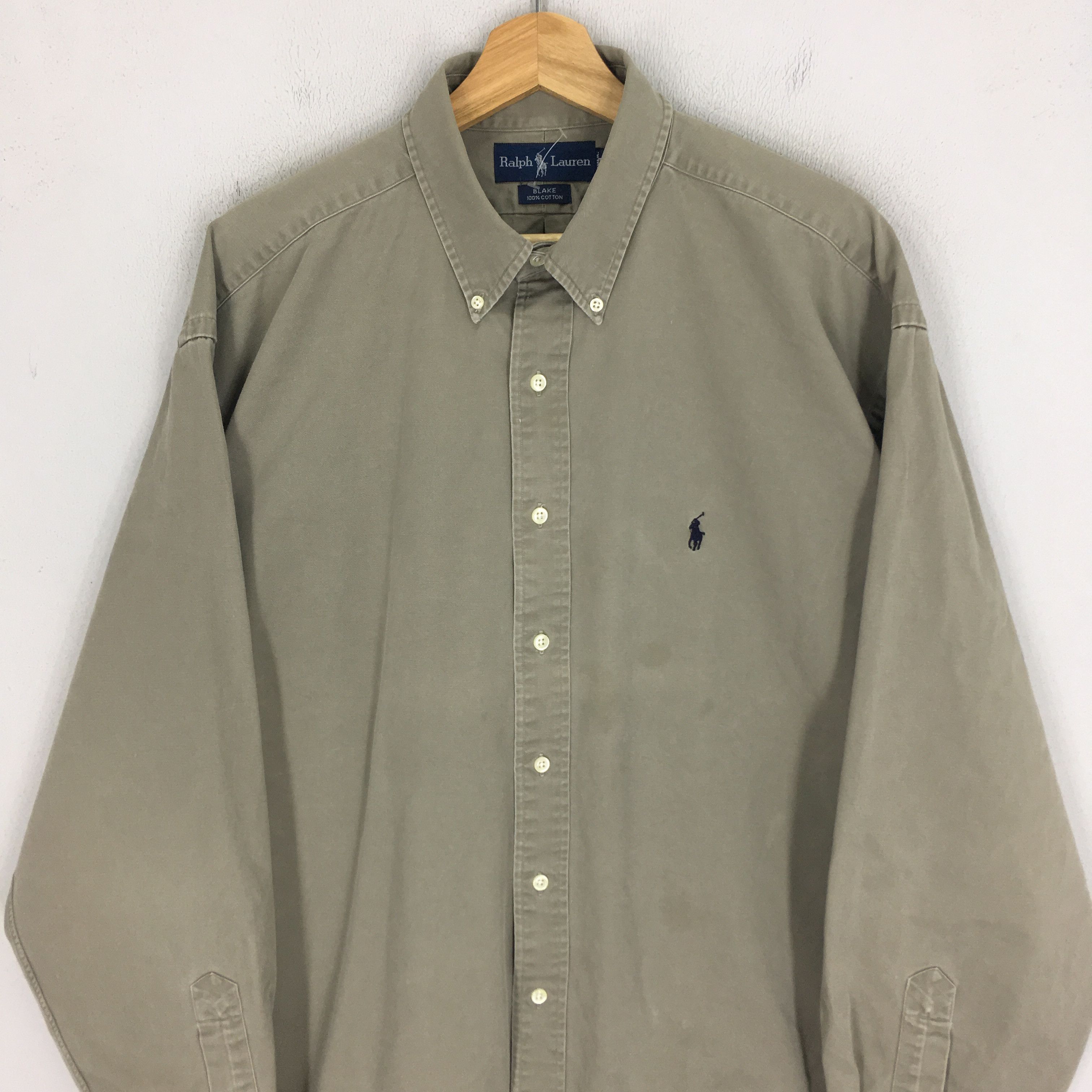 Ralph Lauren Vintage Polo Ralph Lauren Polo Pony RL Button Shirt Size US XL / EU 56 / 4 - 3 Thumbnail