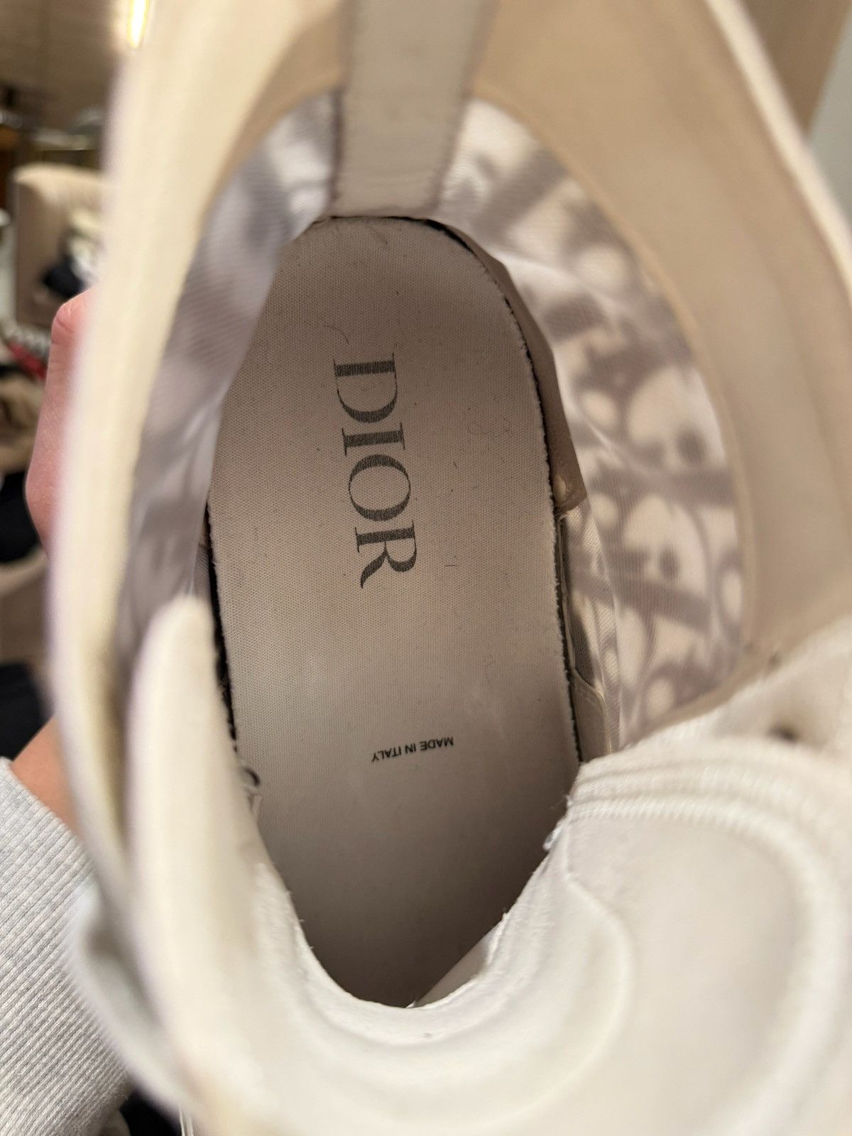 Dior STEAL! Dior Oblique B23 High top shoes Size US 11 / EU 44 - 12 Thumbnail