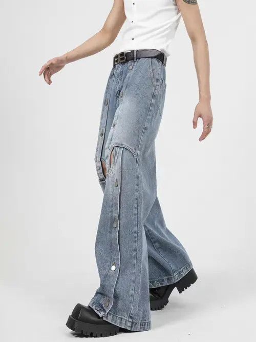 VIBE Vintage Pleated Workwear Micro Flare Casual Pants Size US 30 / EU 46 - 5 Thumbnail
