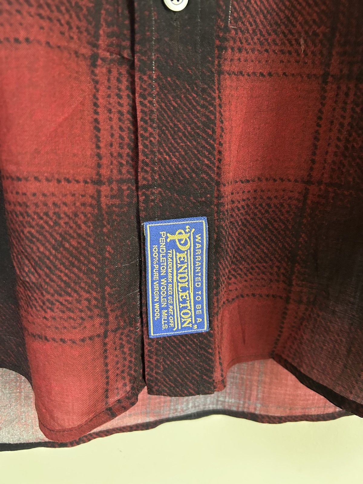 Maison Margiela Maison Margiela Pendleton Ombre Gradient Flannel Shirt Size US M / EU 48-50 / 2 - 5 Thumbnail