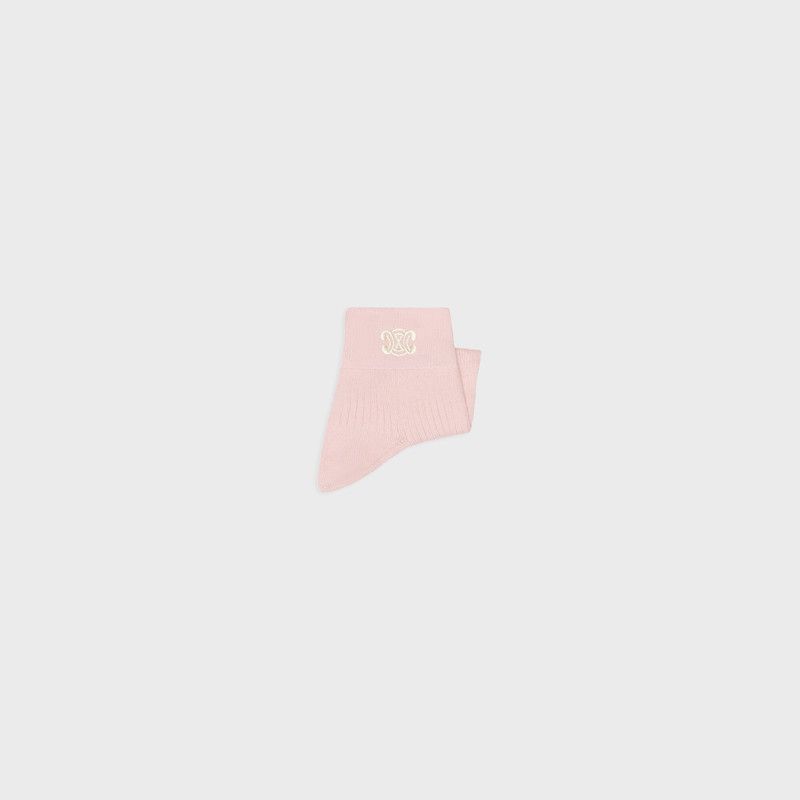 Celine o1w1db10526 2A24W9 Size : OS / Socks in Pink Size ONE SIZE - 2 Thumbnail