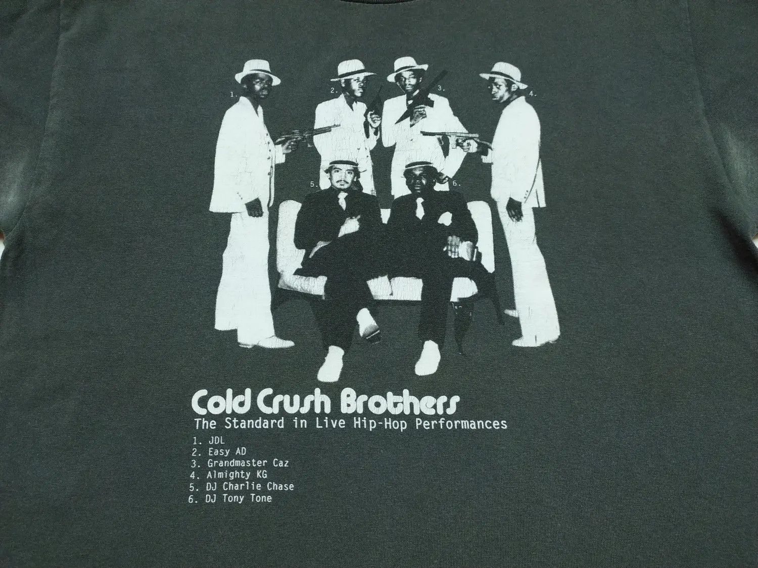 Band Tees × Vintage Vintage 90s The Cold Crush Brothers T-shirt Size US M / EU 48-50 / 2 - 1 Thumbnail