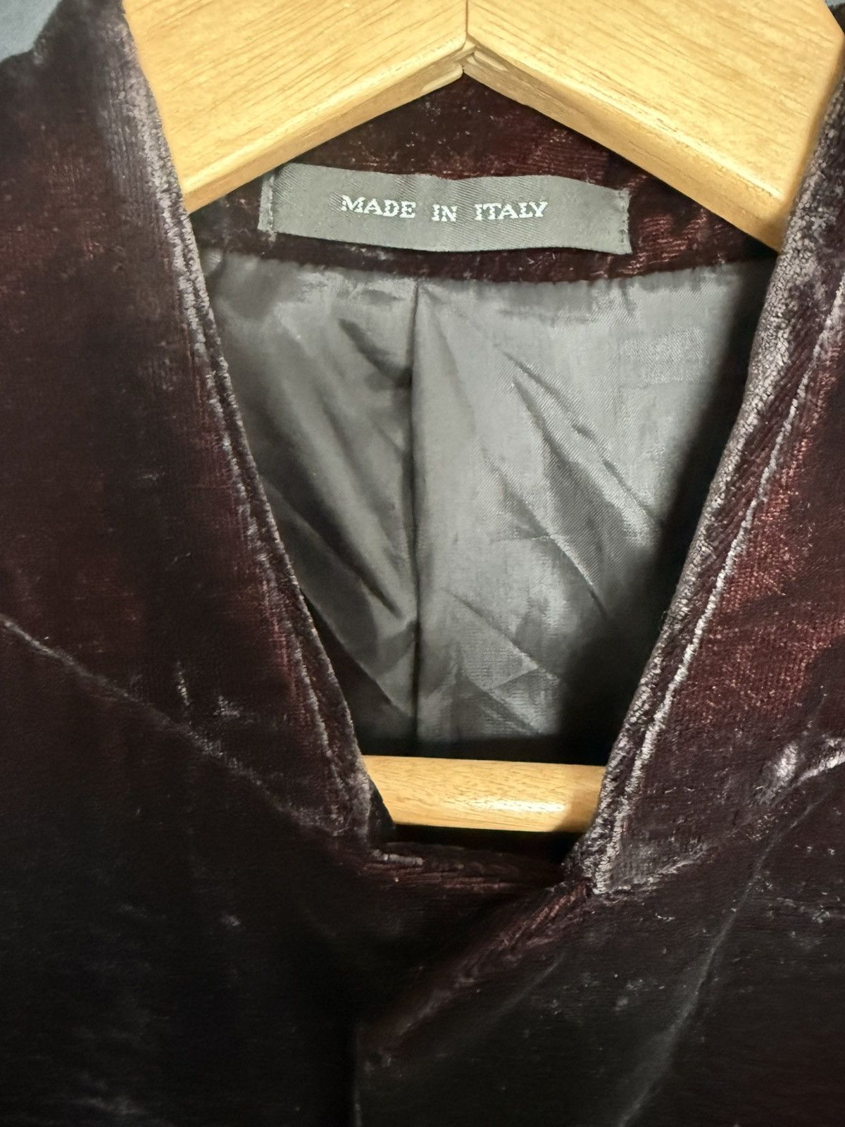 Emporio Armani Armani Johnny line velvet blazer Size 46R - 9 Thumbnail