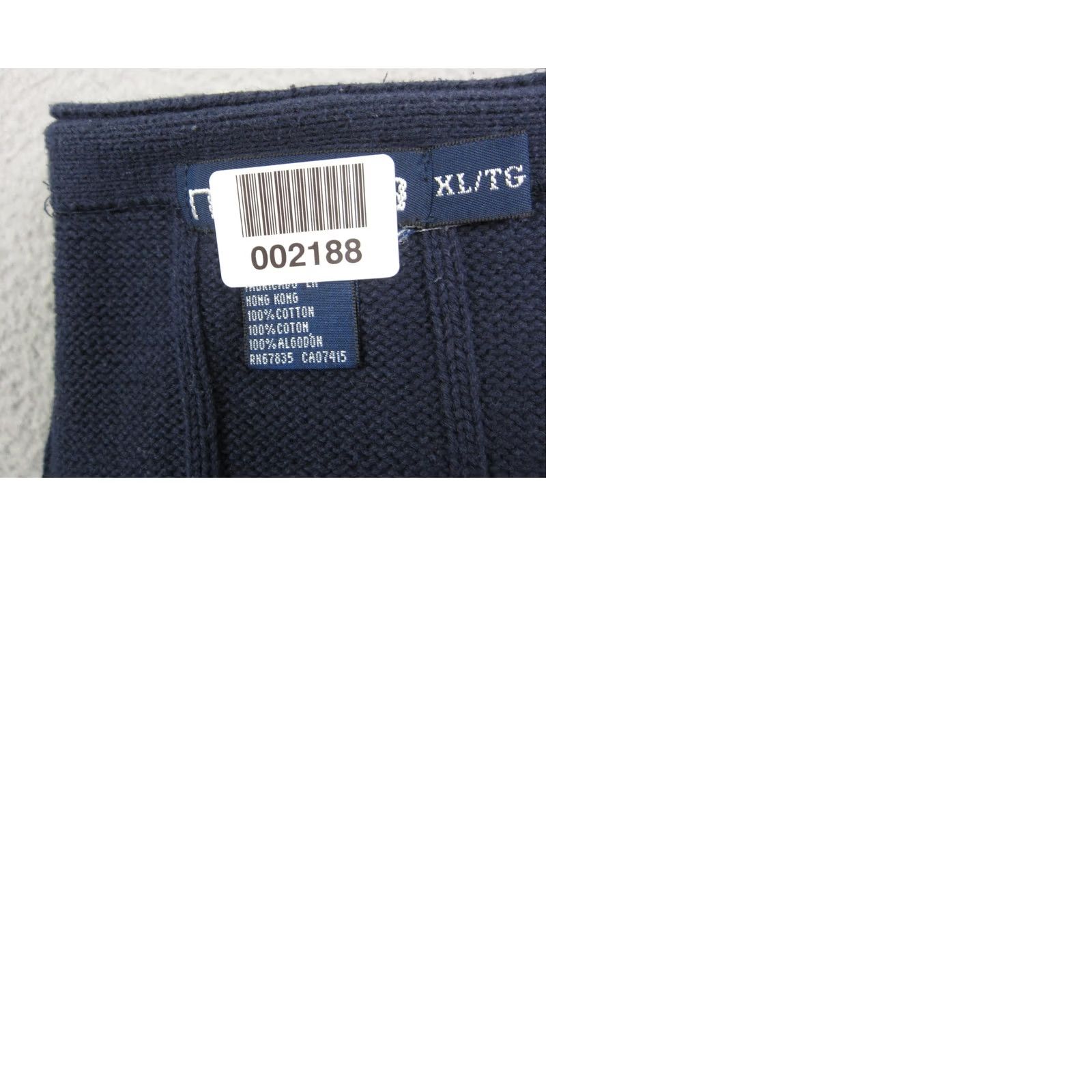 Nautica Vintage Nautica Sweater Vest Mens Extra Large Blue Argyle Knit Diamond 90s Size US XL / EU 56 / 4 - 9 Thumbnail