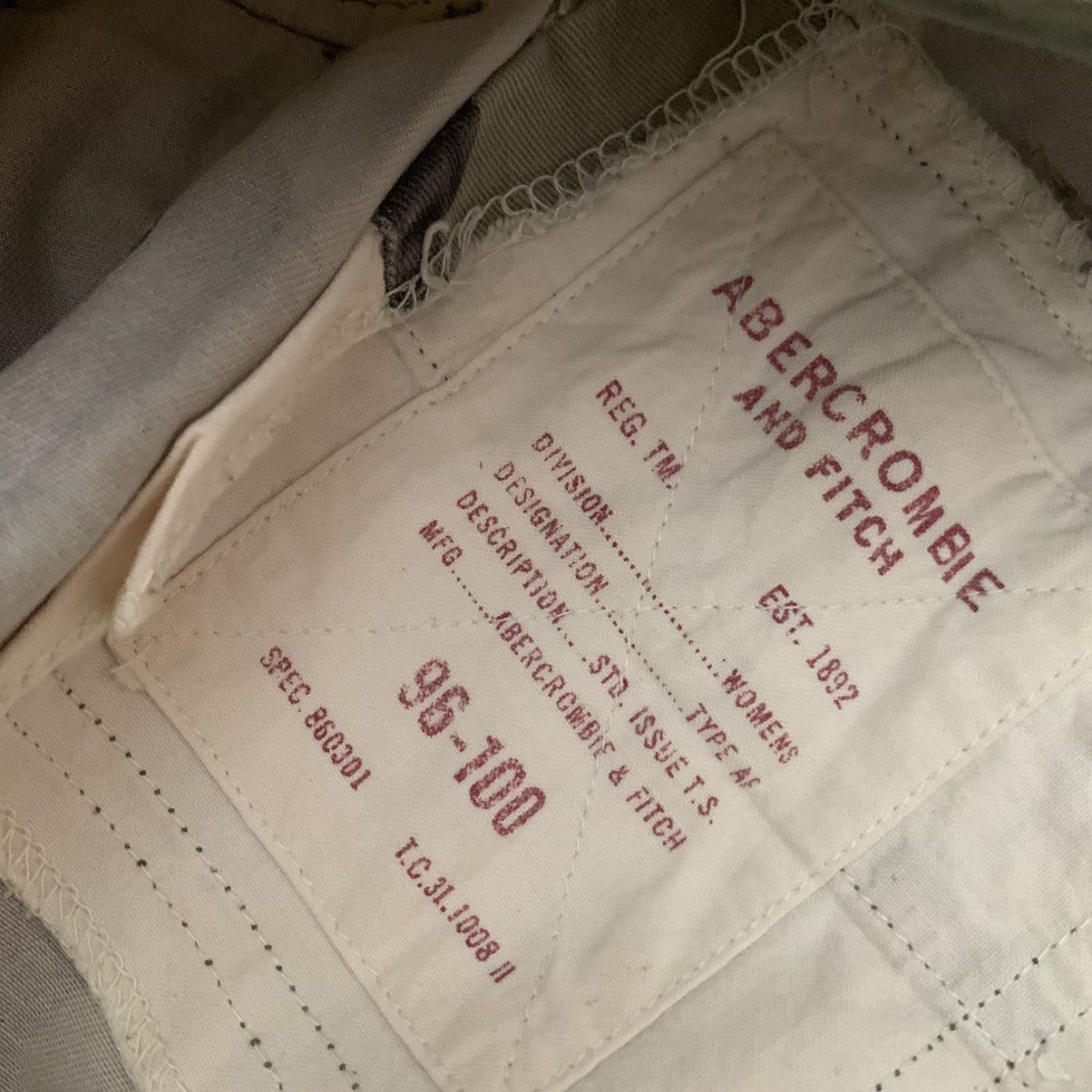 Vintage vintage abercrombie cargo mini skirt Size 27" / US 4 / IT 40 - 11 Thumbnail