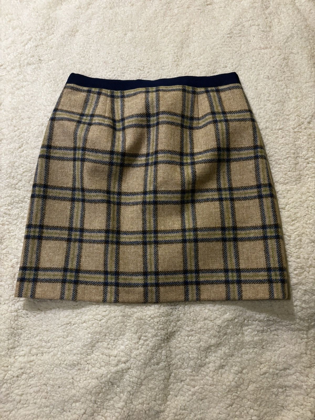 Boden Beige wool skirt0529 Size 29" - 7 Thumbnail