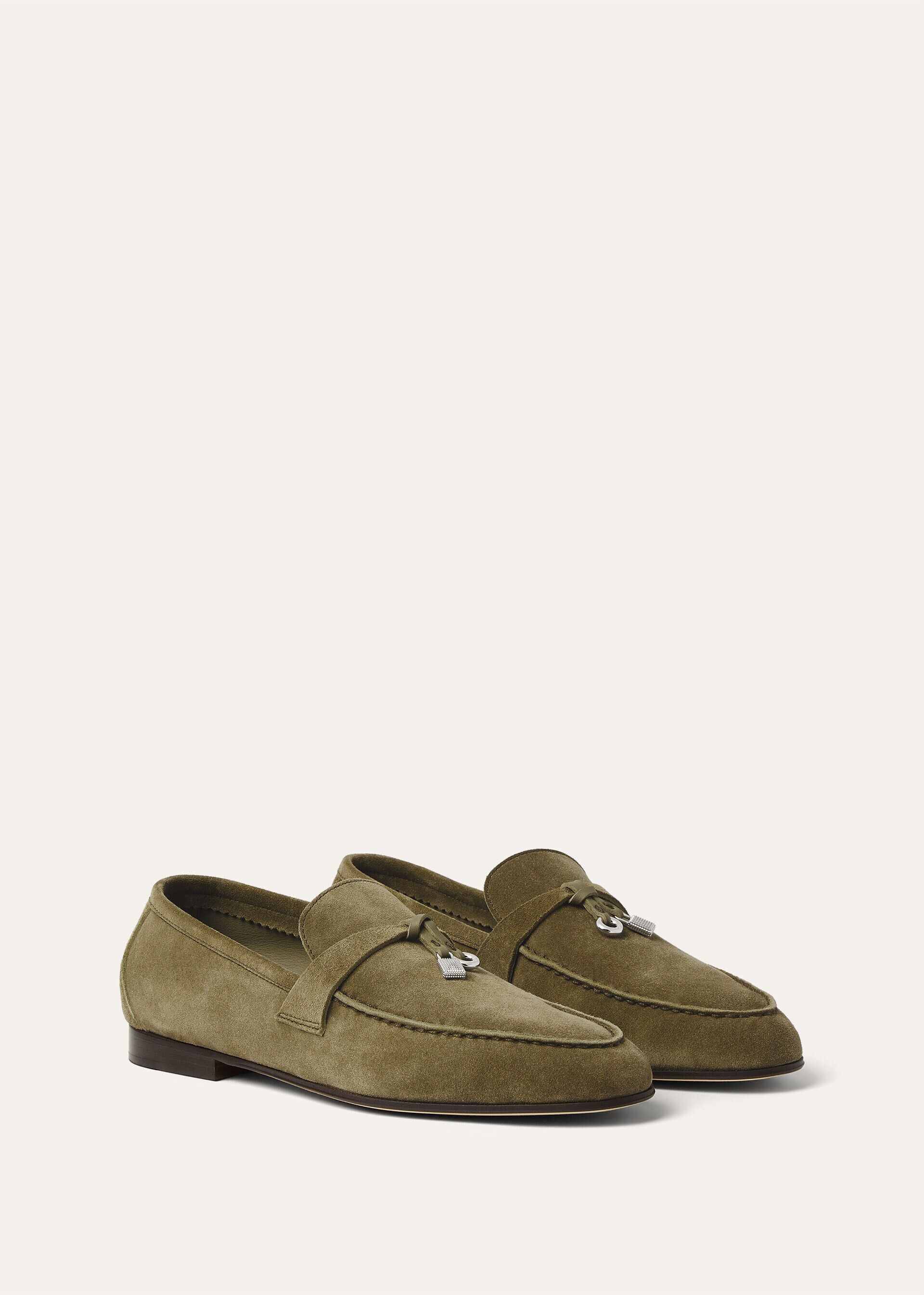 Loro Piana os11x0326 FAQ9903 Joan Loafers in Verde-Acqua Size US 8 / IT 38 - 3 Thumbnail