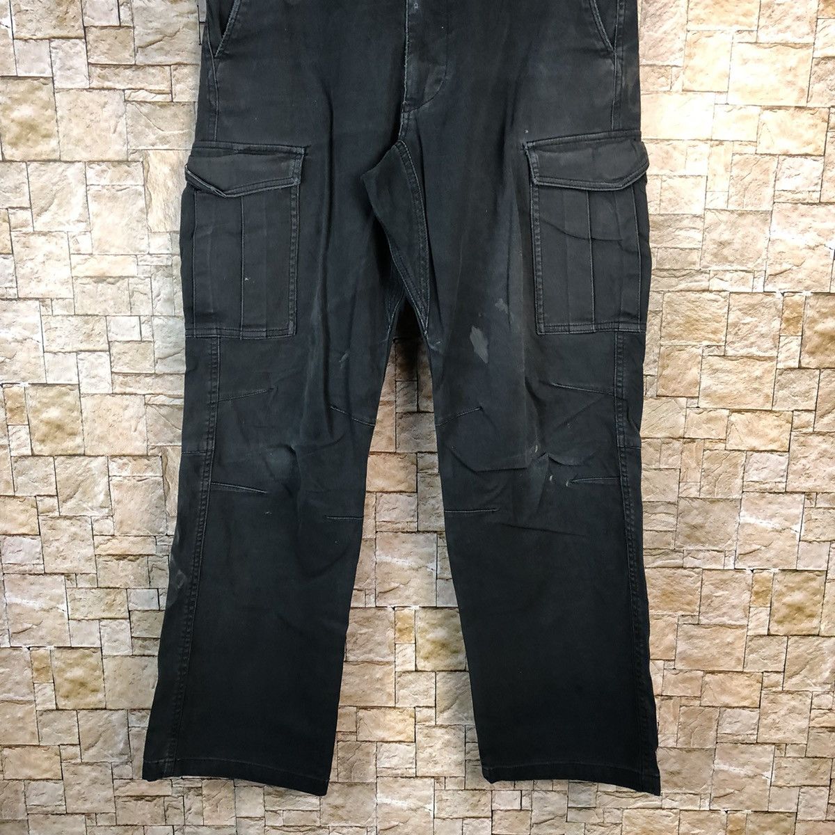 Japanese Brand Japanese Brand Blue utility Cargo Multipocket Pants #A989 Size US 32 / EU 48 - 3 Thumbnail