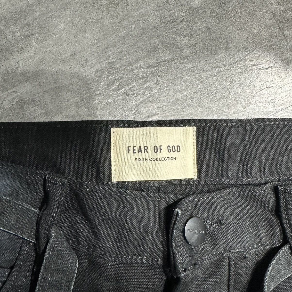 Fear of God Fear of God 6th Slim-Fit Canvas Jeans - Black Size US 29 - 5 Thumbnail