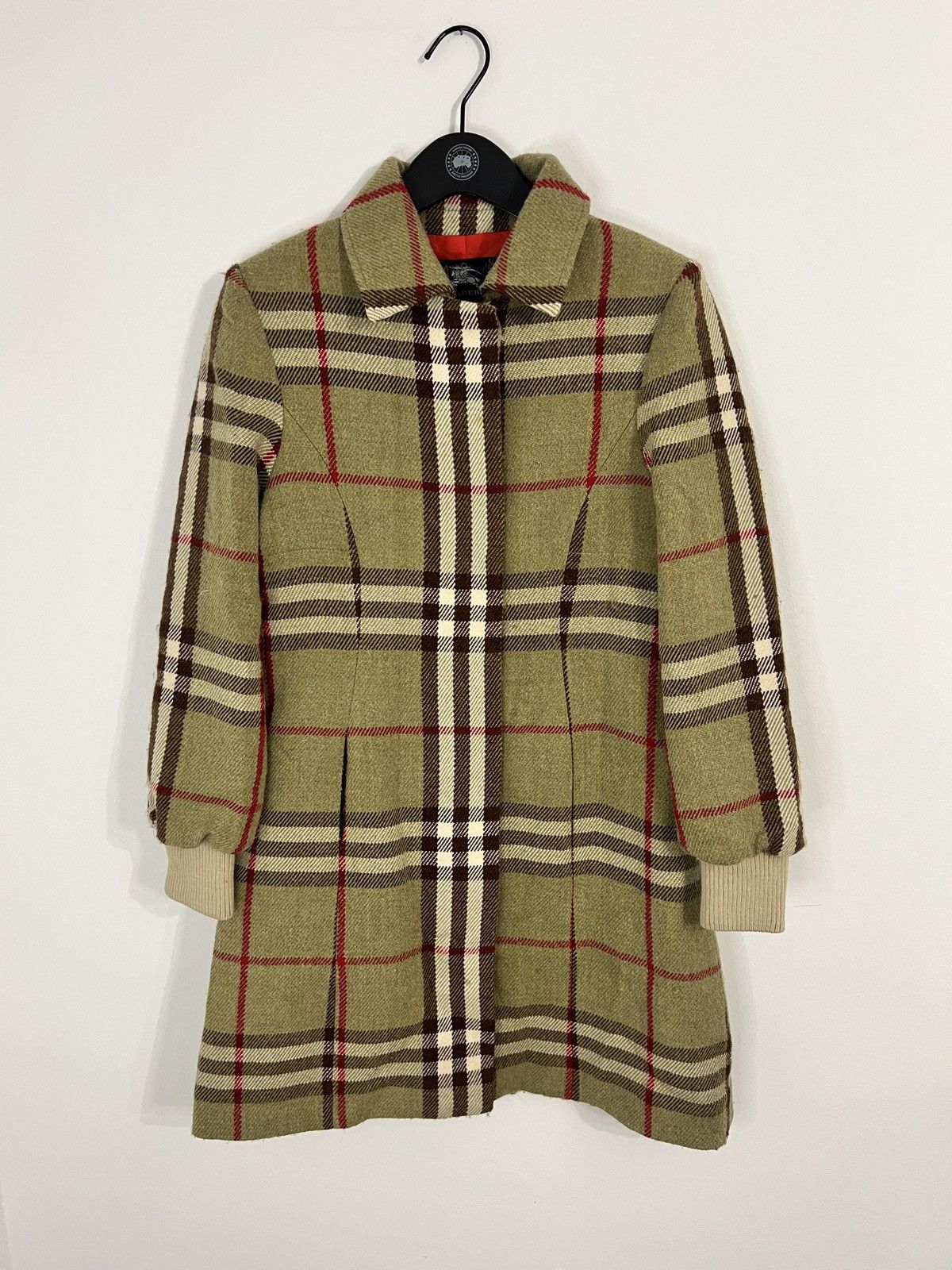 Burberry × Vintage Vtg Burberry Wool coat Size S / US 4 / IT 40 - 9 Thumbnail