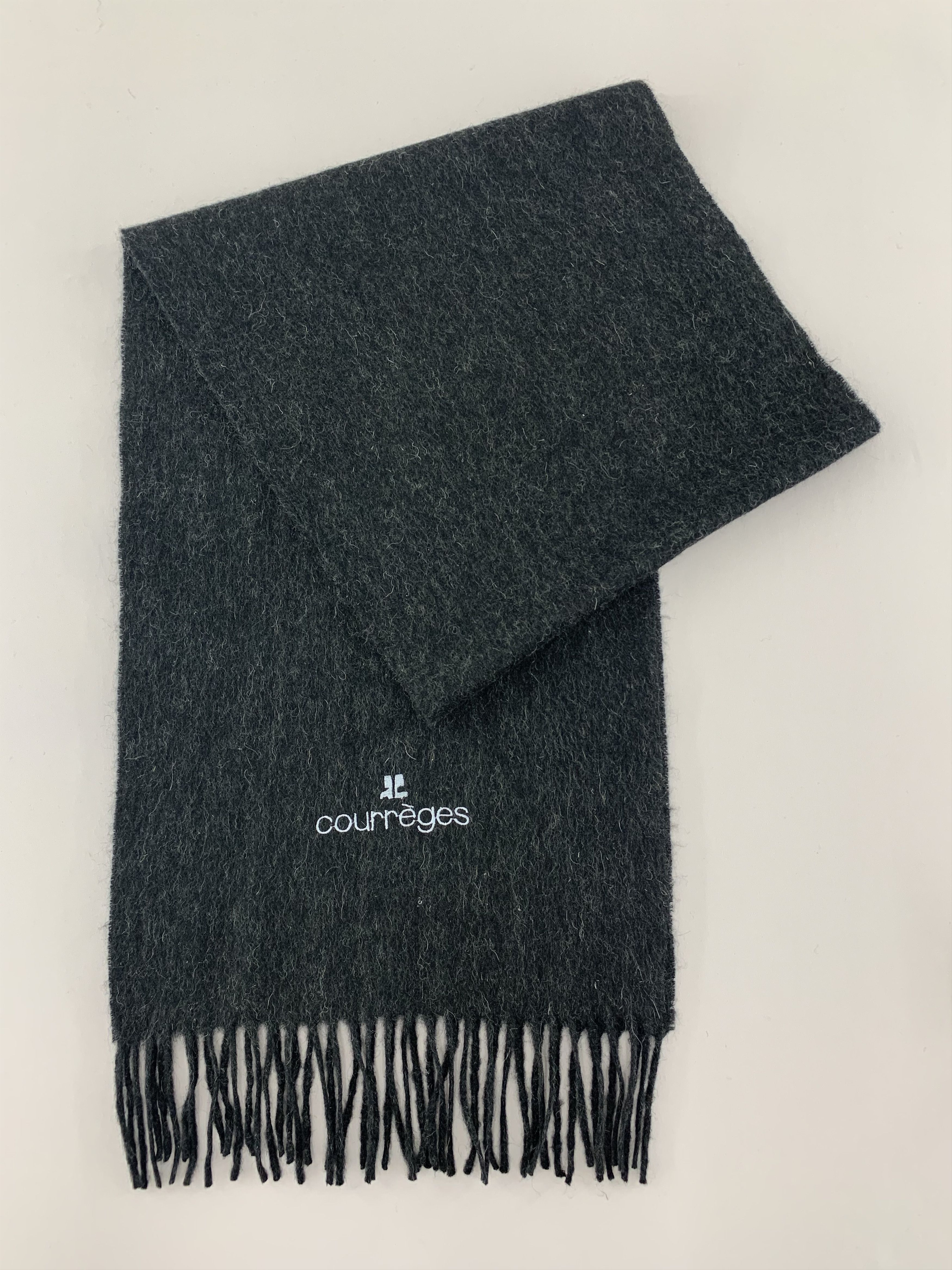 Courreges Courreges Scarf Wool Muffler Neck Wrap BL5151 Size ONE SIZE - 2 Thumbnail