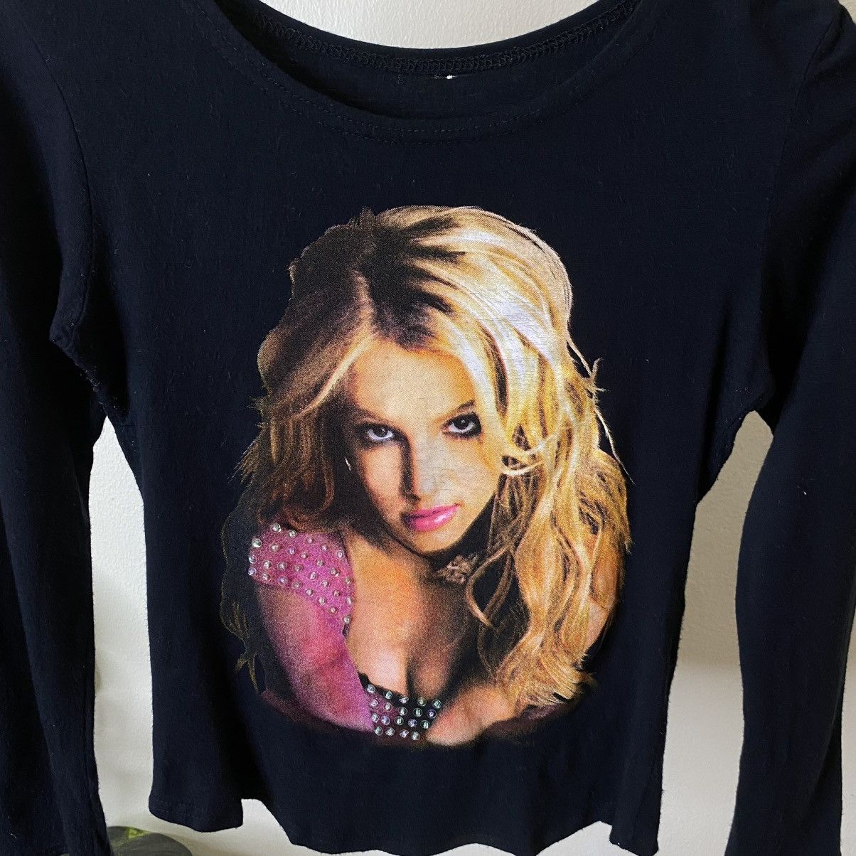 Band Tees Vintage Y2K Britney Spears Women LS T Shirt Size XS / US 0-2 / IT 36-38 - 2 Thumbnail